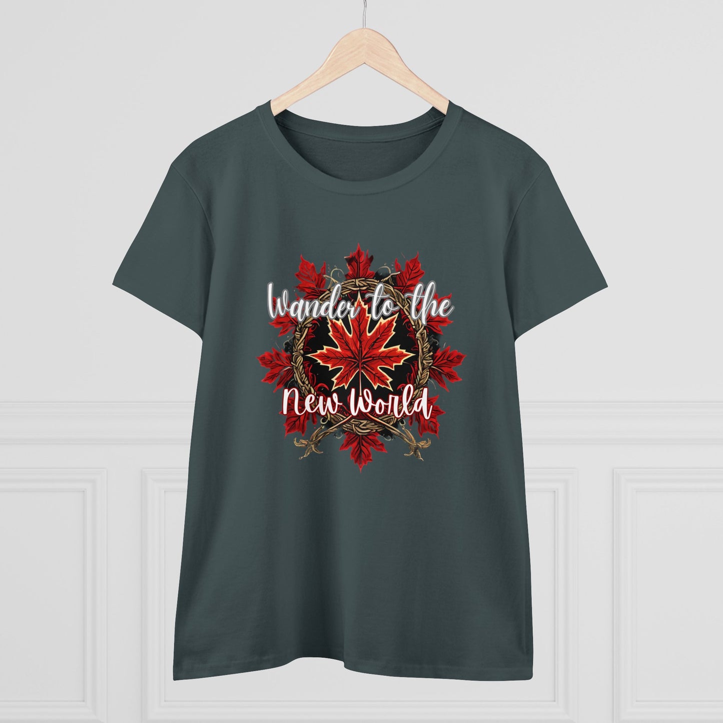 Women's wander to the new world Cotton Tee - The Snarky Pirate