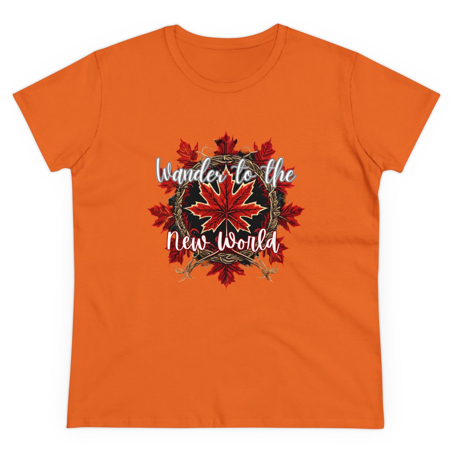 Women's wander to the new world Cotton Tee - The Snarky Pirate