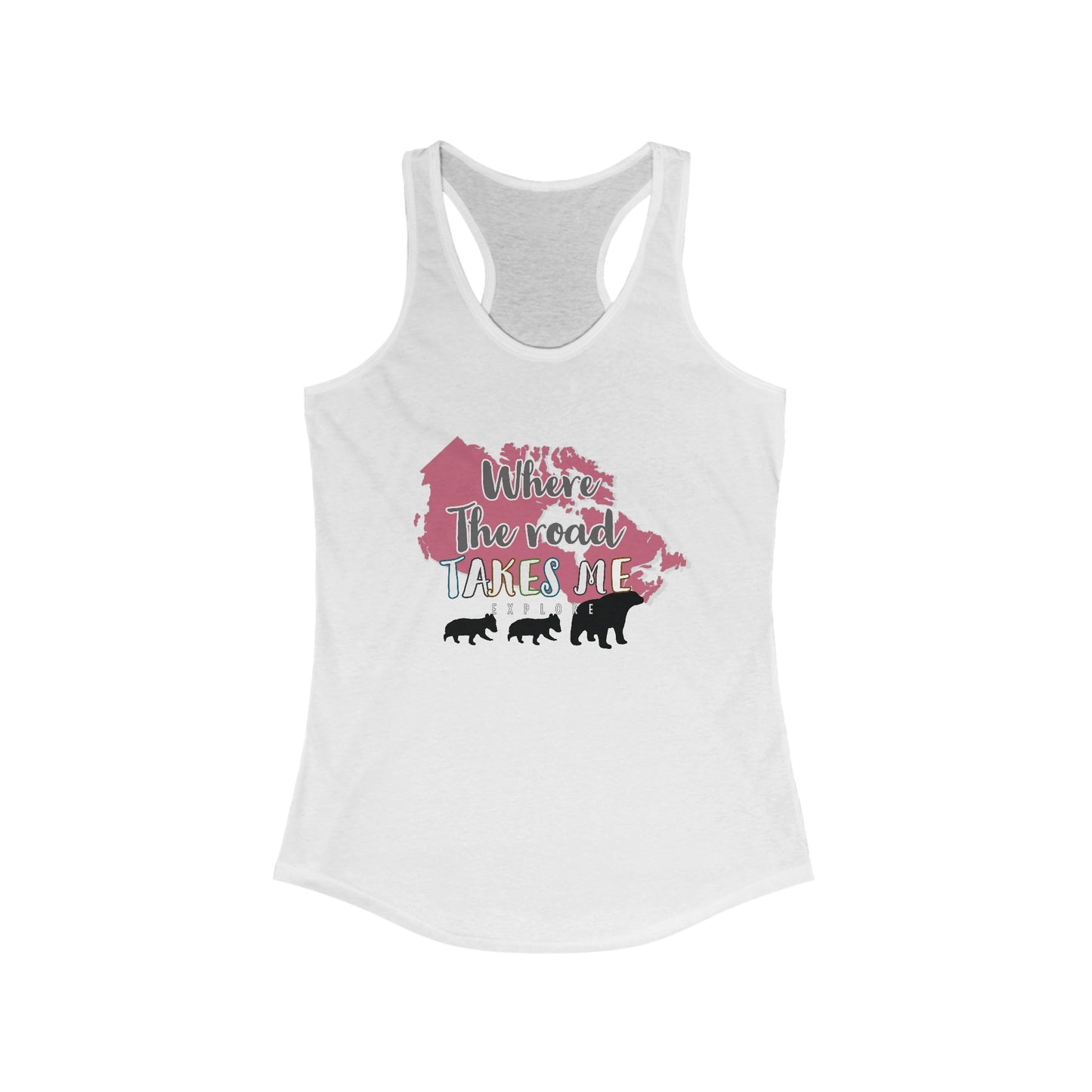 Where the road takes me women's tank top - The Snarky Pirate
