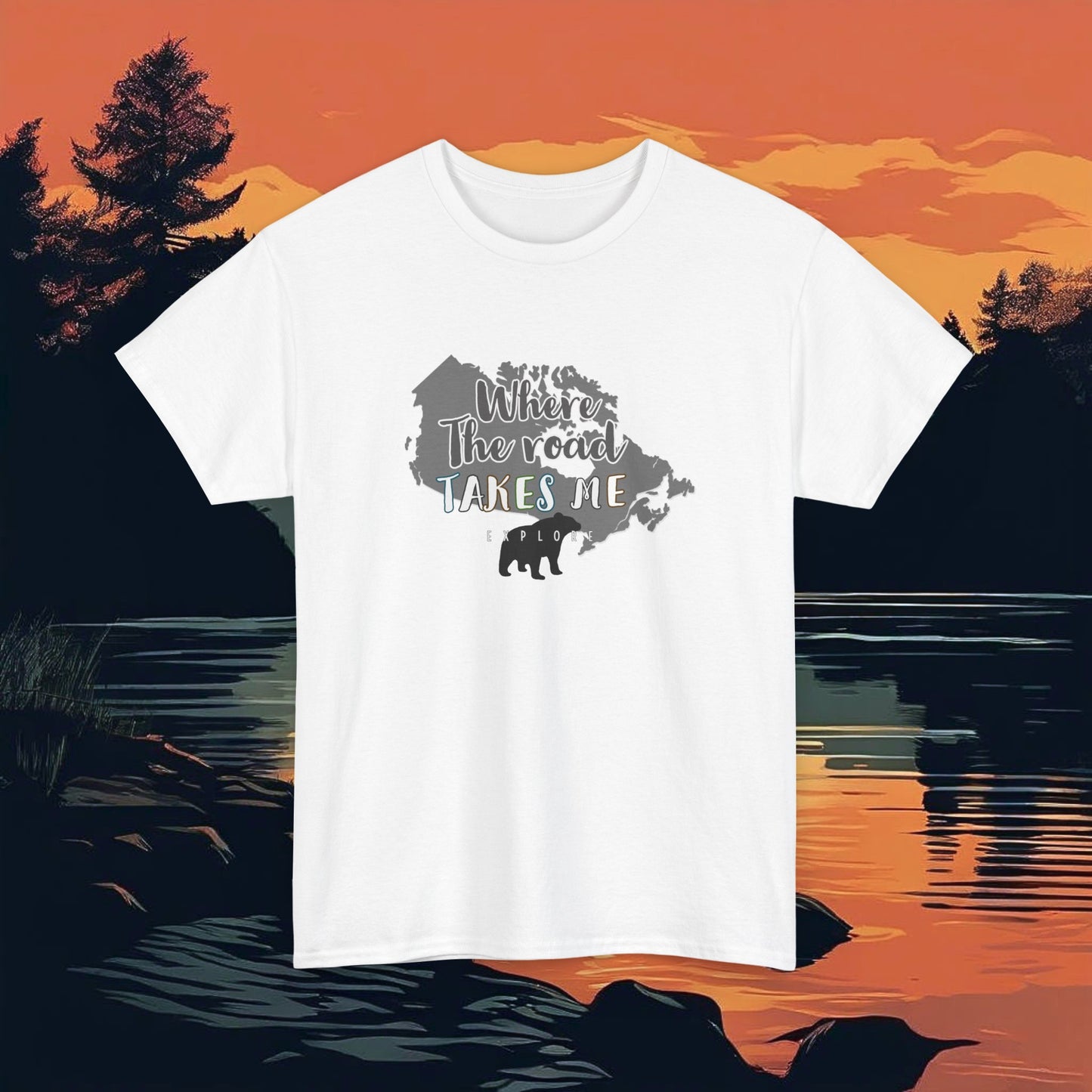 Where the road takes me Canada Shirt - The Snarky Pirate