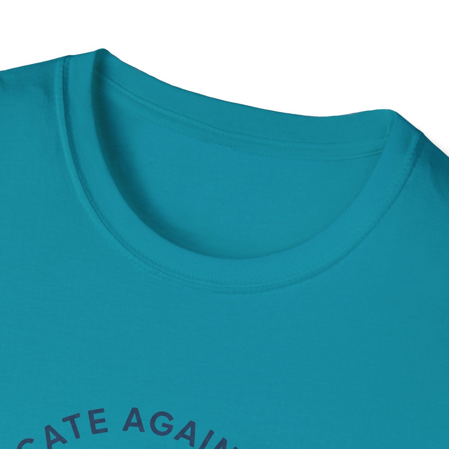 Educate Against Hate Unisex Softstyle T-Shirt, Soft Cotton Tee, Social Justice Apparel, Positive Message Shirt, Gift for Activists