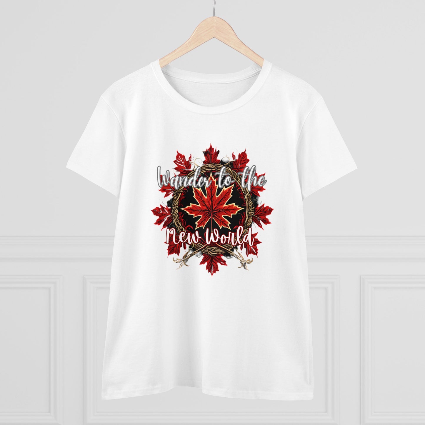 Women's wander to the new world Cotton Tee - The Snarky Pirate