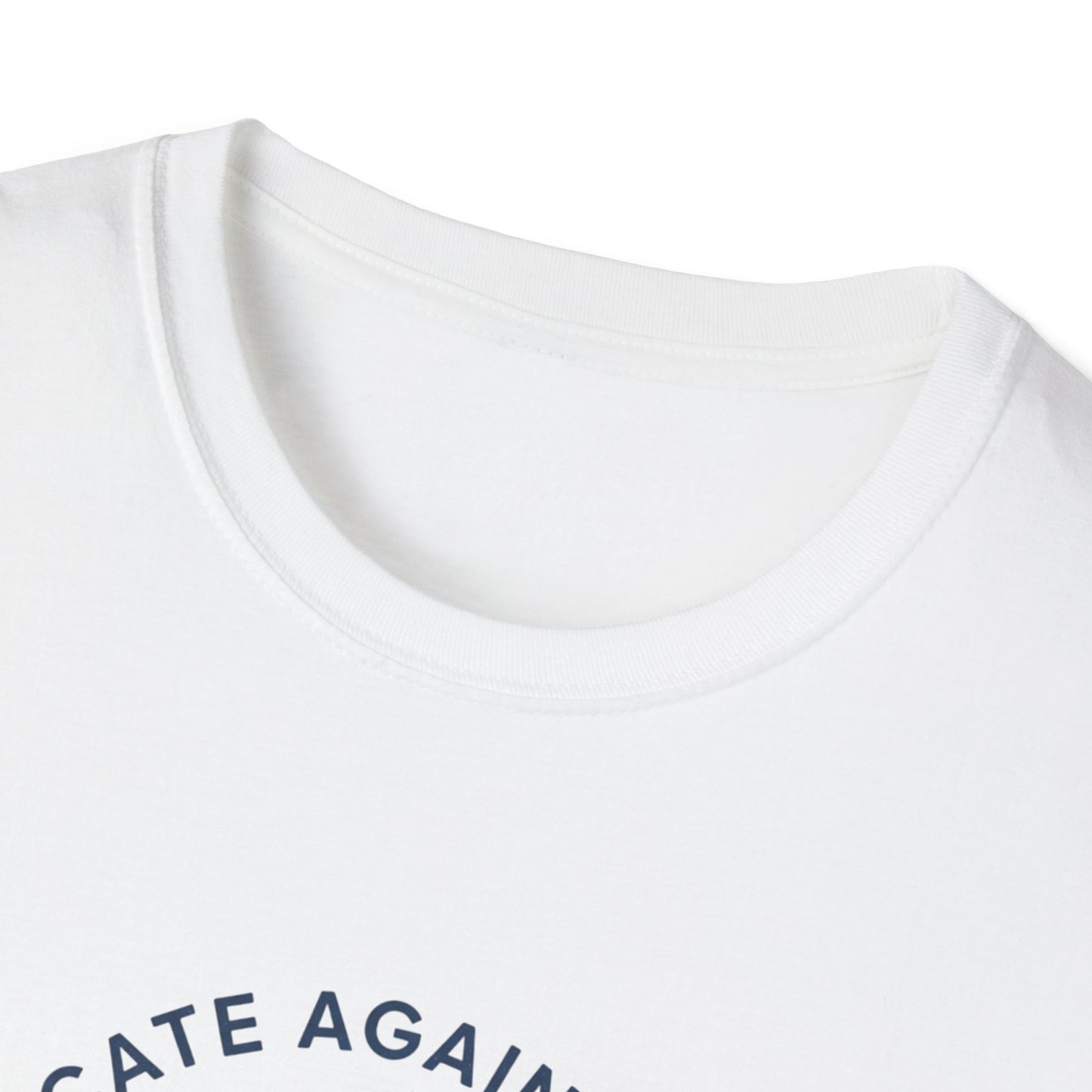 Educate Against Hate Unisex Softstyle T-Shirt, Soft Cotton Tee, Social Justice Apparel, Positive Message Shirt, Gift for Activists