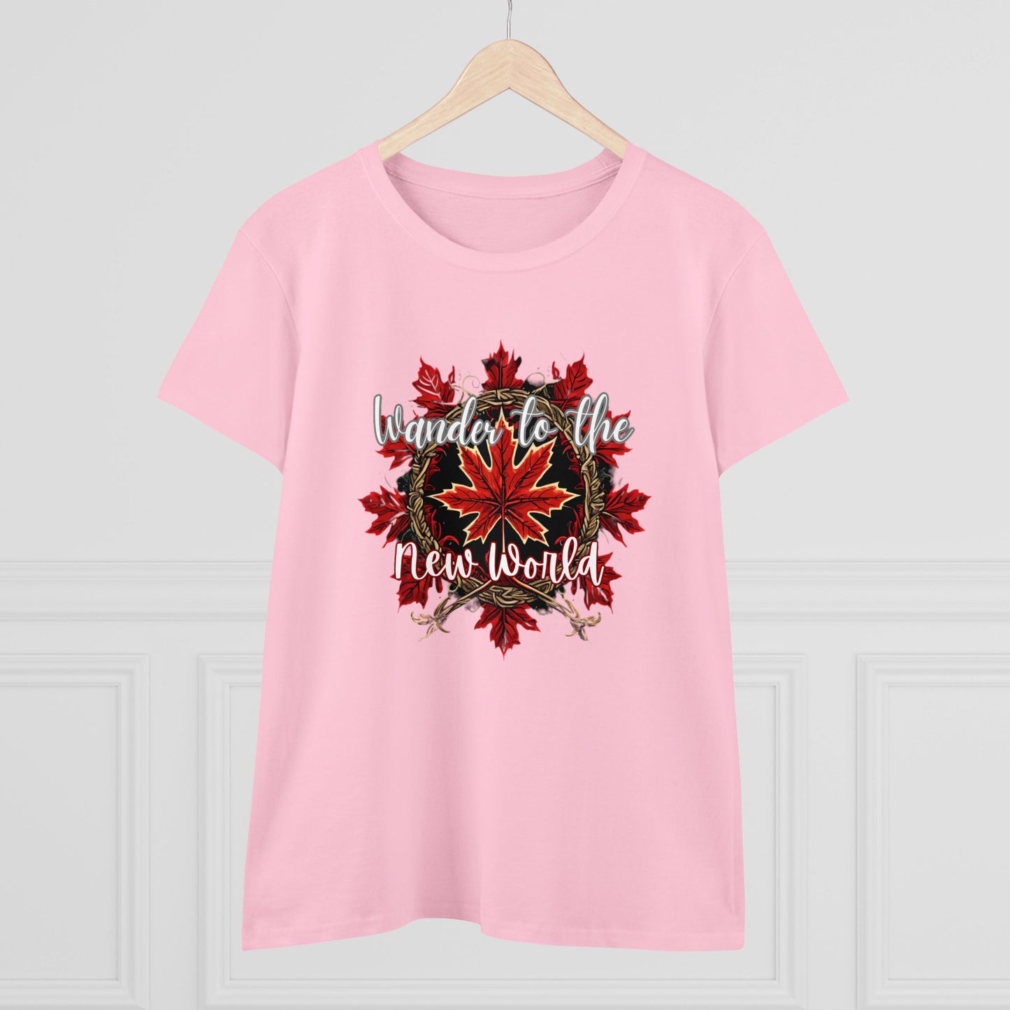 Women's wander to the new world Cotton Tee - The Snarky Pirate