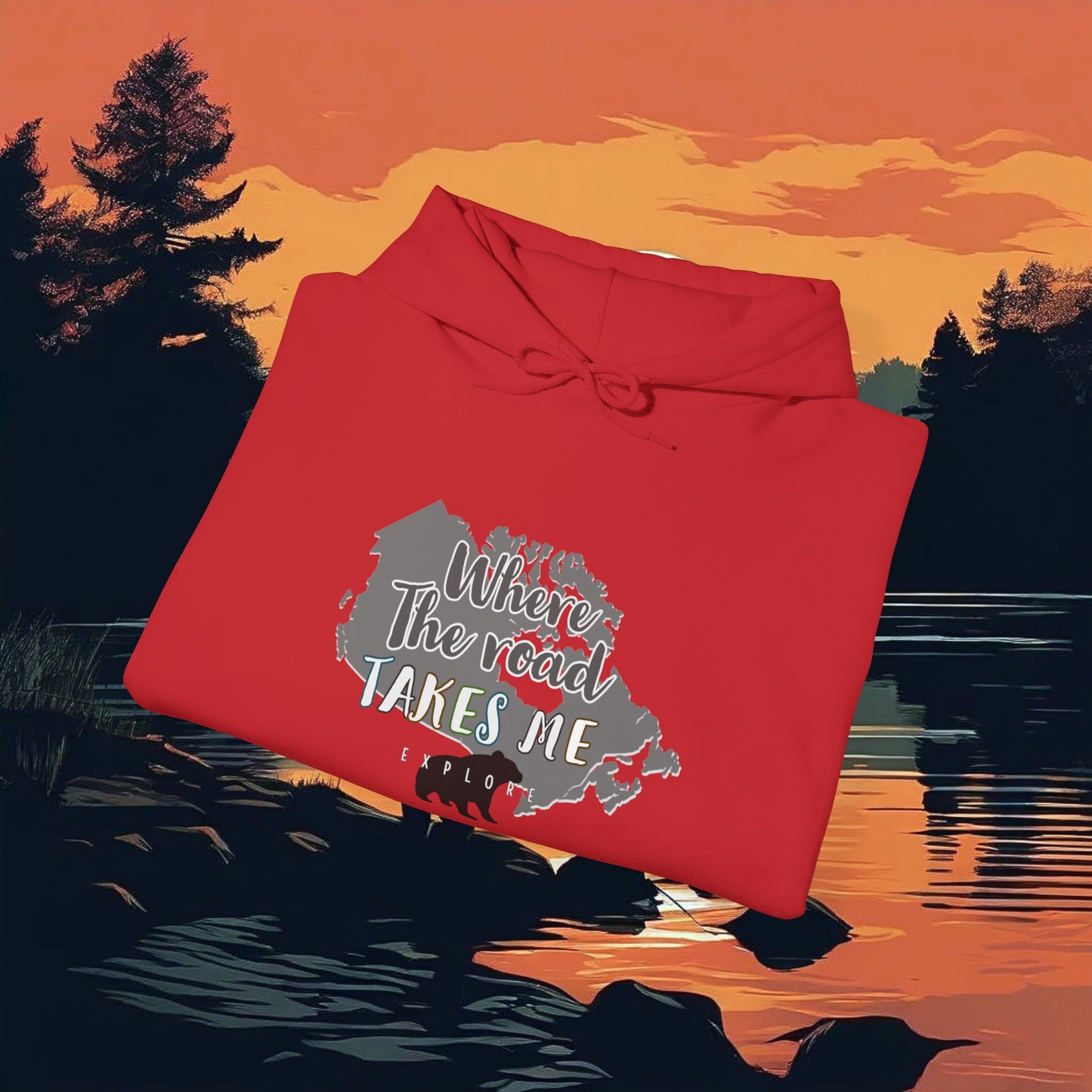 Where the road takes me canada Hoodie - The Snarky Pirate