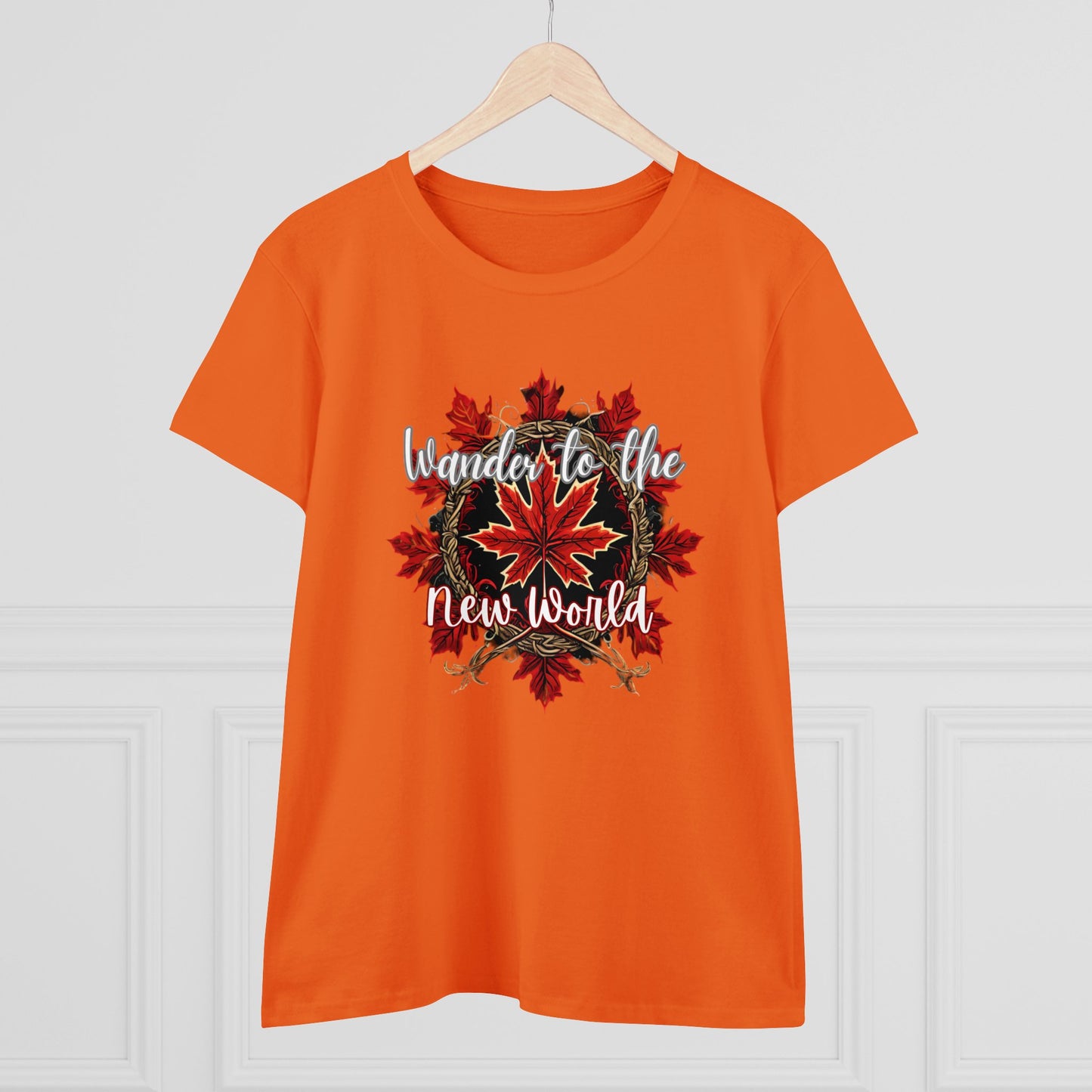 Women's wander to the new world Cotton Tee - The Snarky Pirate
