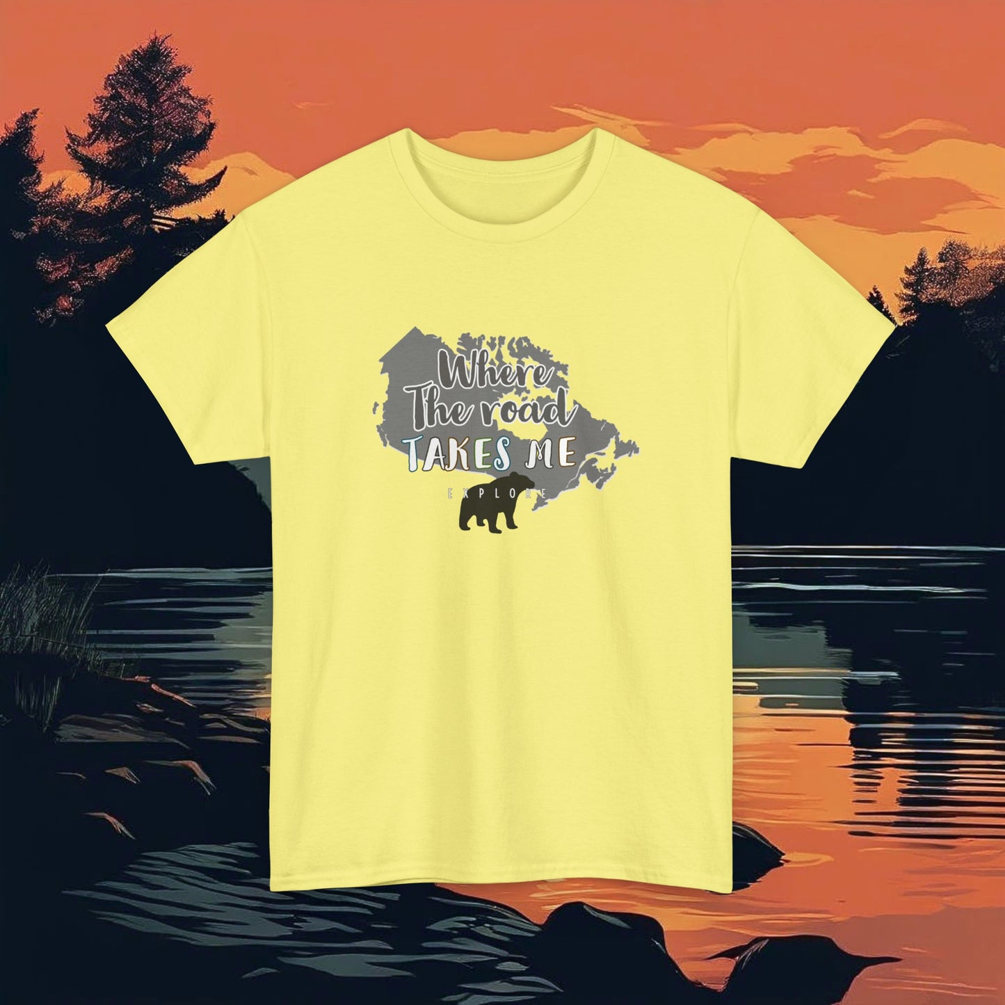 Where the road takes me Canada Shirt - The Snarky Pirate
