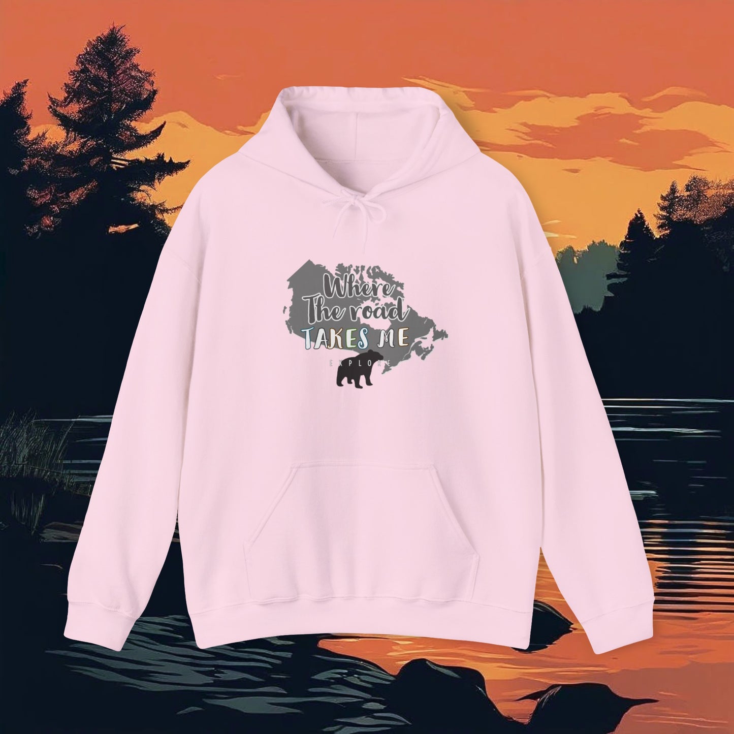 Where the road takes me canada Hoodie - The Snarky Pirate