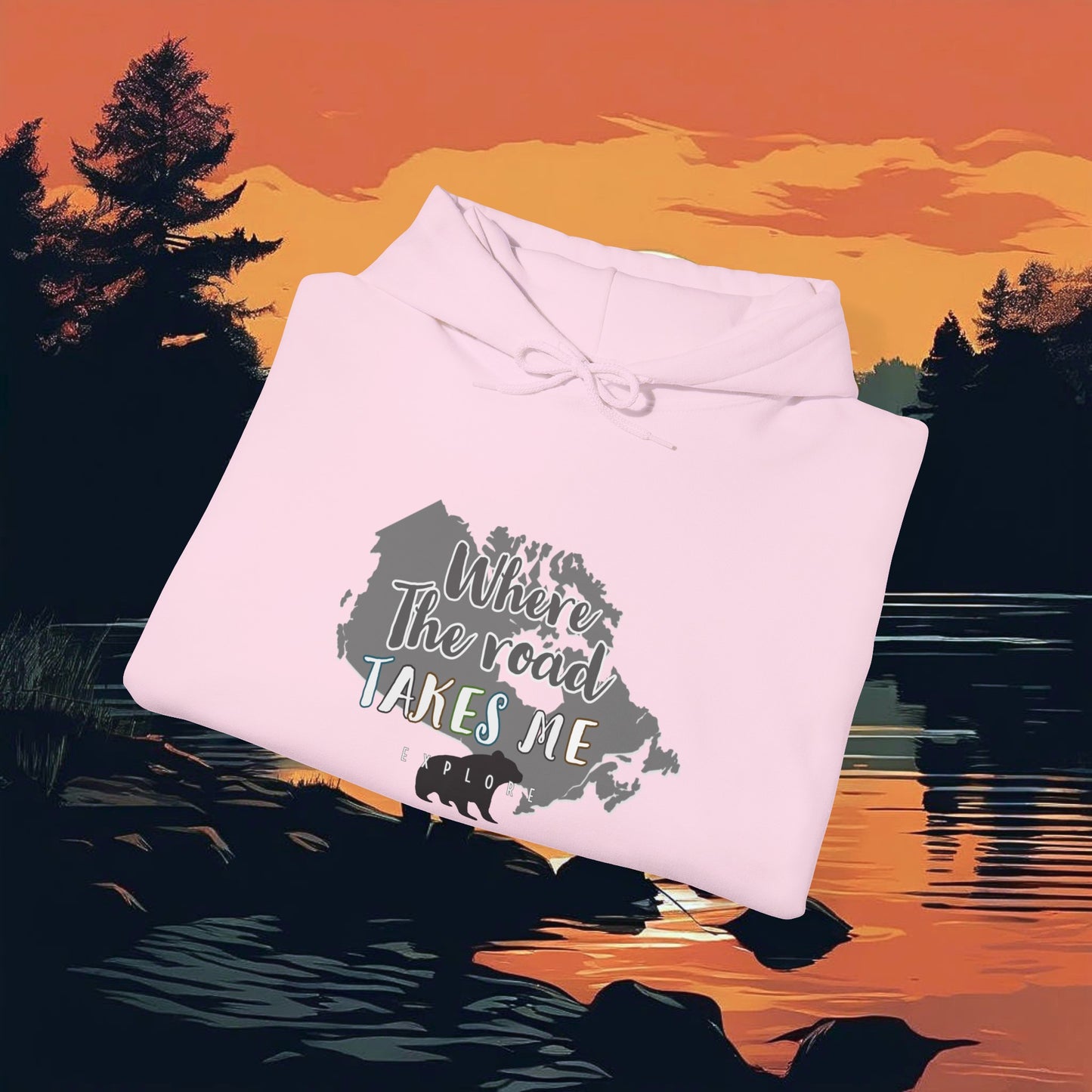 Where the road takes me canada Hoodie - The Snarky Pirate