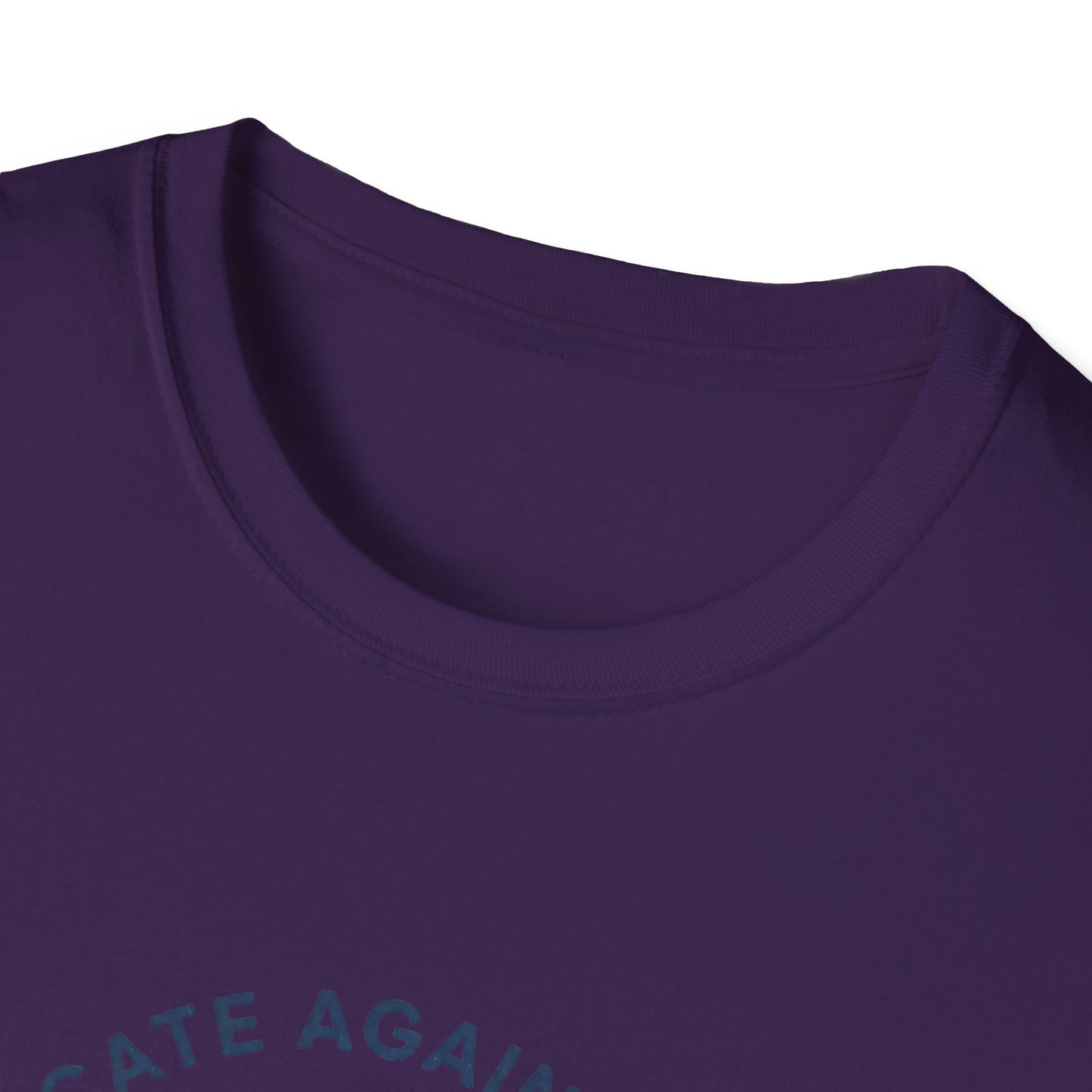 Educate Against Hate Unisex Softstyle T-Shirt, Soft Cotton Tee, Social Justice Apparel, Positive Message Shirt, Gift for Activists