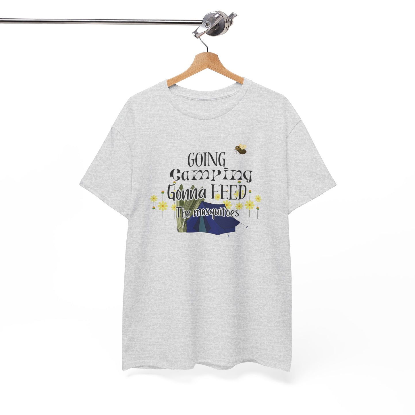 Going camping Cotton T-Shirt - The Snarky Pirate