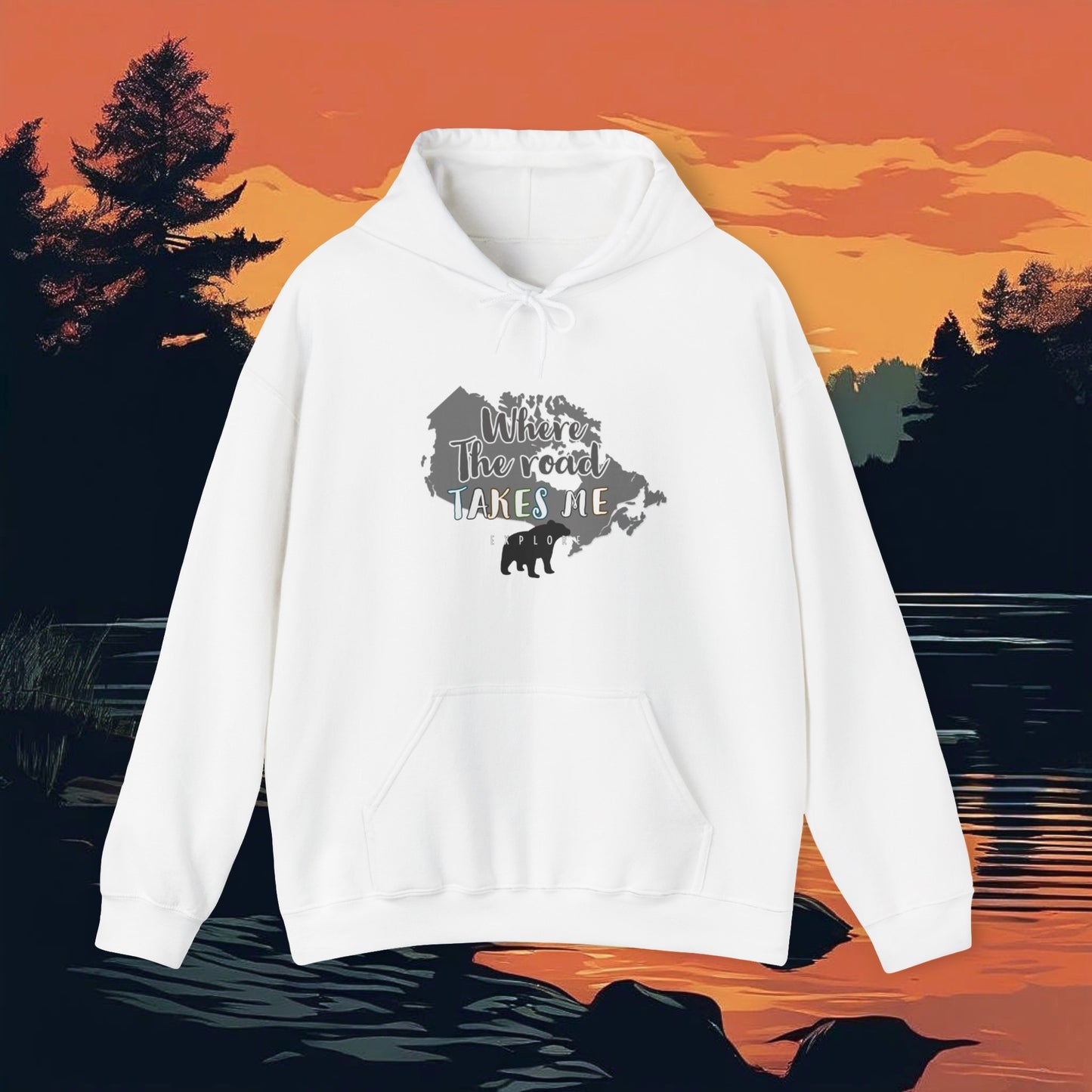 Where the road takes me canada Hoodie - The Snarky Pirate