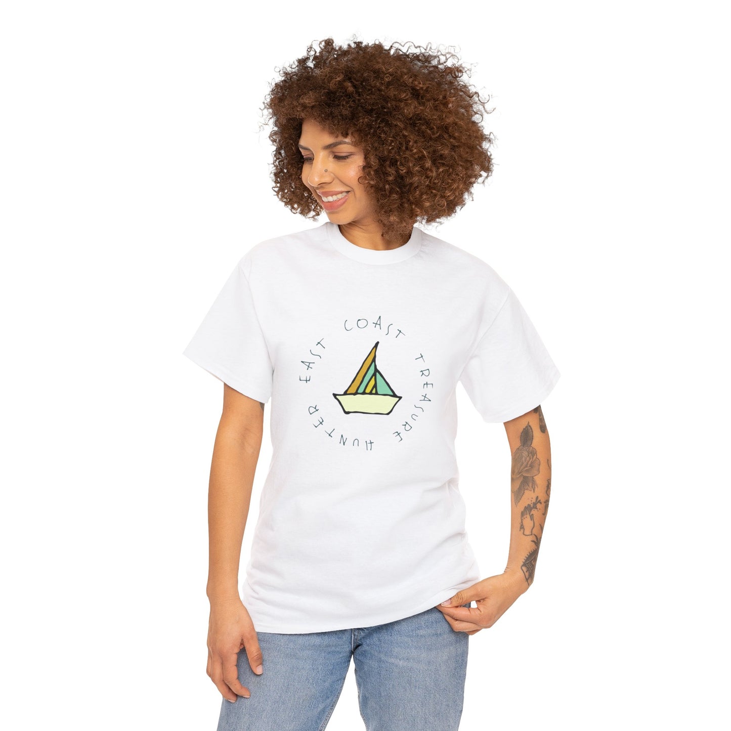 East Coast Treasure Hunter Tee - The Snarky Pirate