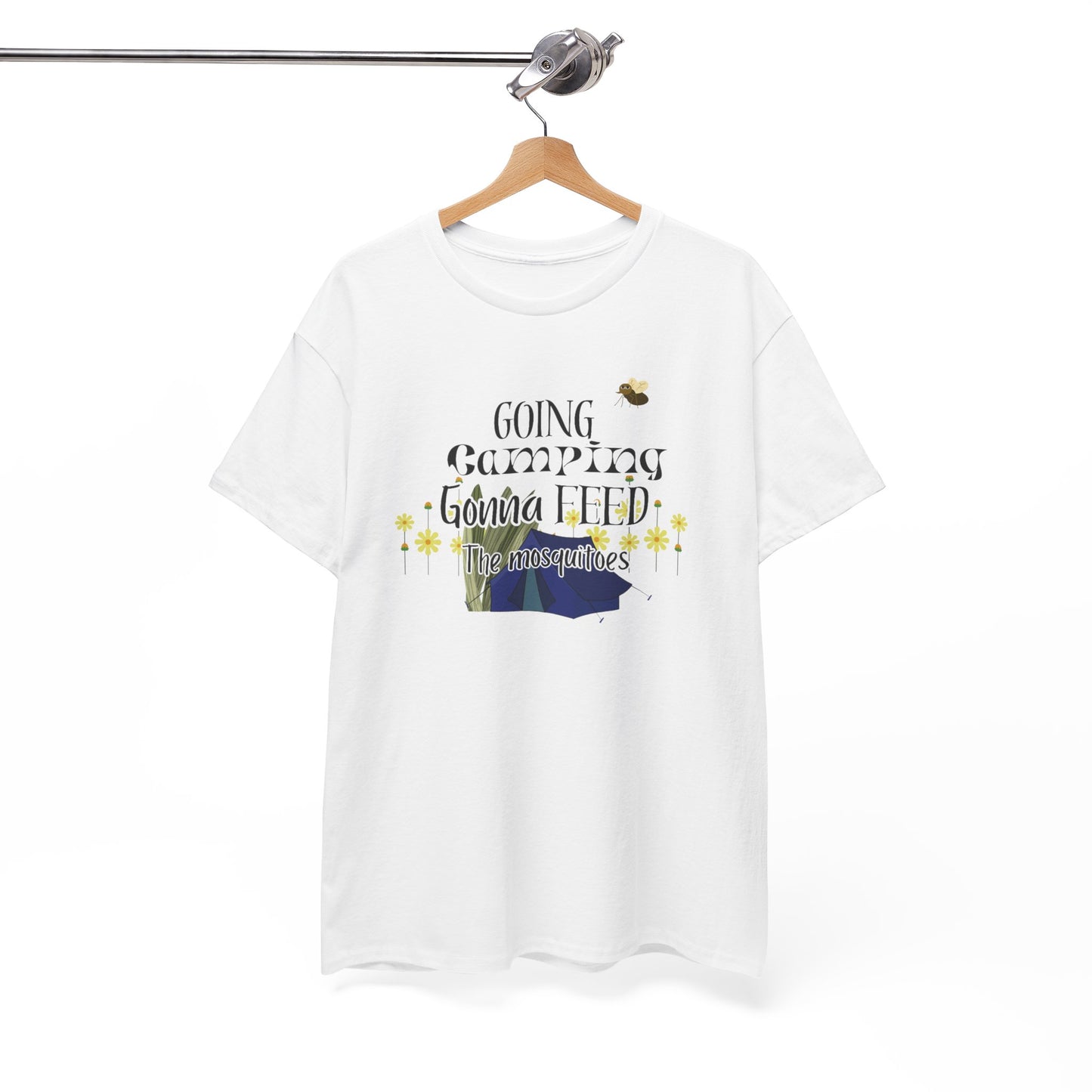 Going camping Cotton T-Shirt - The Snarky Pirate