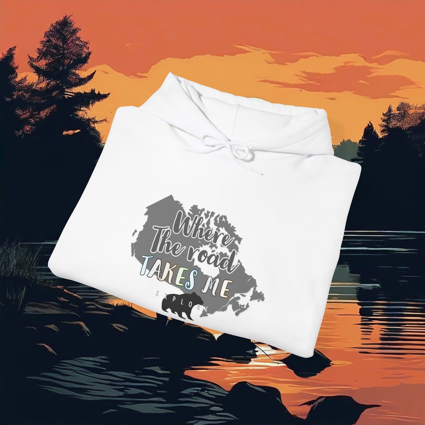 Where the road takes me canada Hoodie - The Snarky Pirate