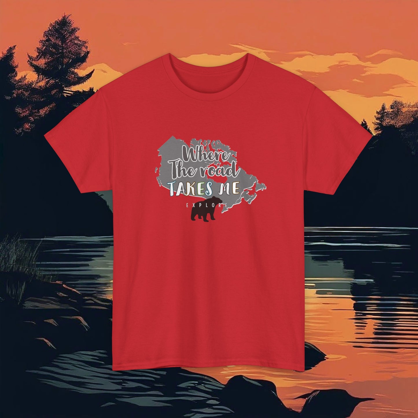 Where the road takes me Canada Shirt - The Snarky Pirate