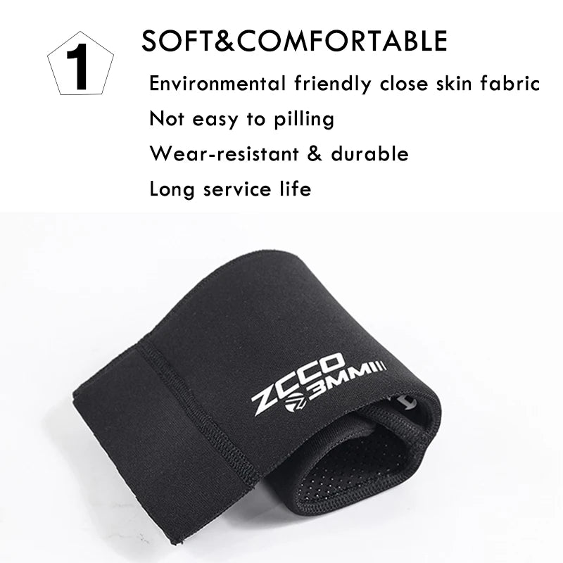 1 Pair New 3mm Neoprene Diving Socks Non-slip Adult Warm Patchwork Wetsuit Shoes Diving Surfing