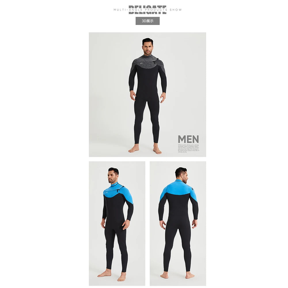 Womens- 3mm Premium Neoprene Wetsuit- Grey