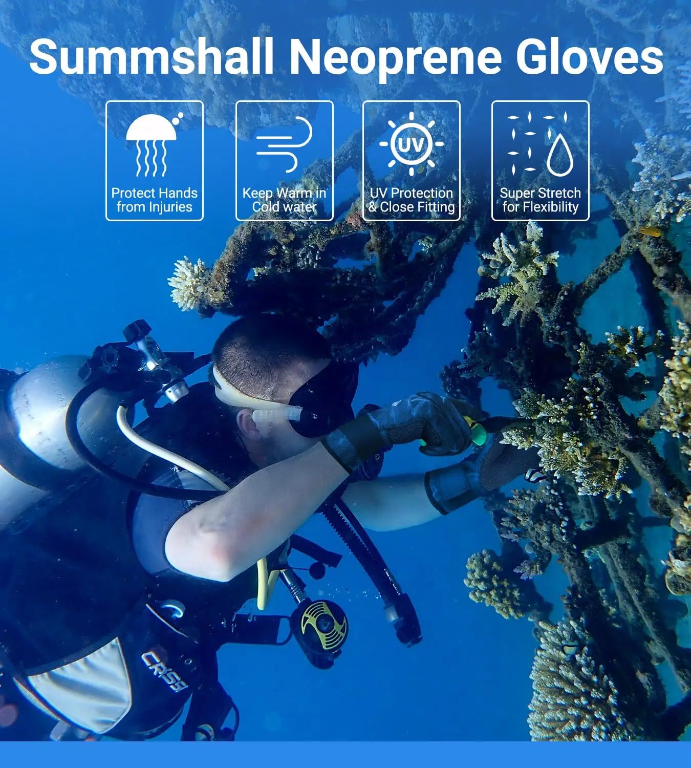 Neoprene Gloves 3mm Wetsuit Gloves