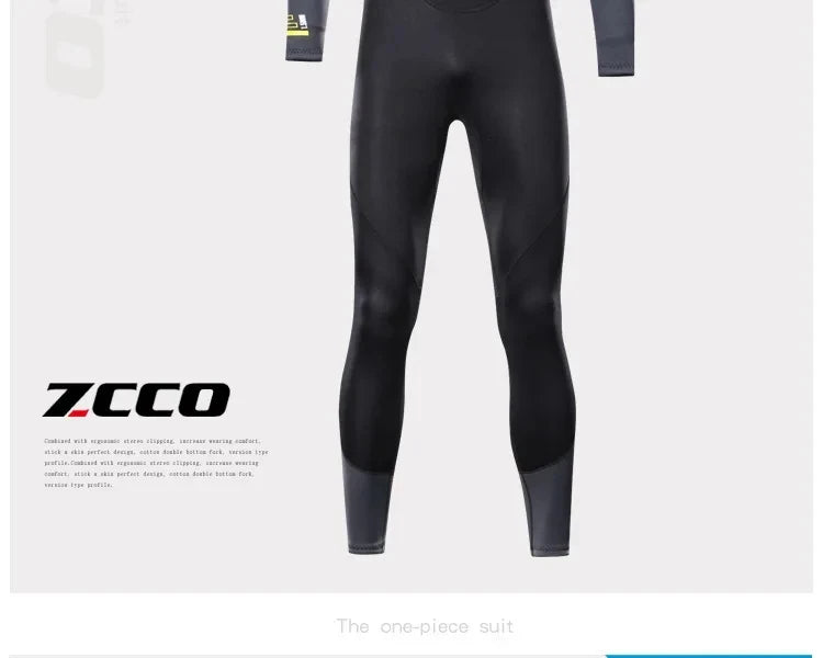 1.5mm Long Wetsuit Men Neoprene Material Warm Diving Suit Outdoor Swimming Kayaking Surfing Wetsuit