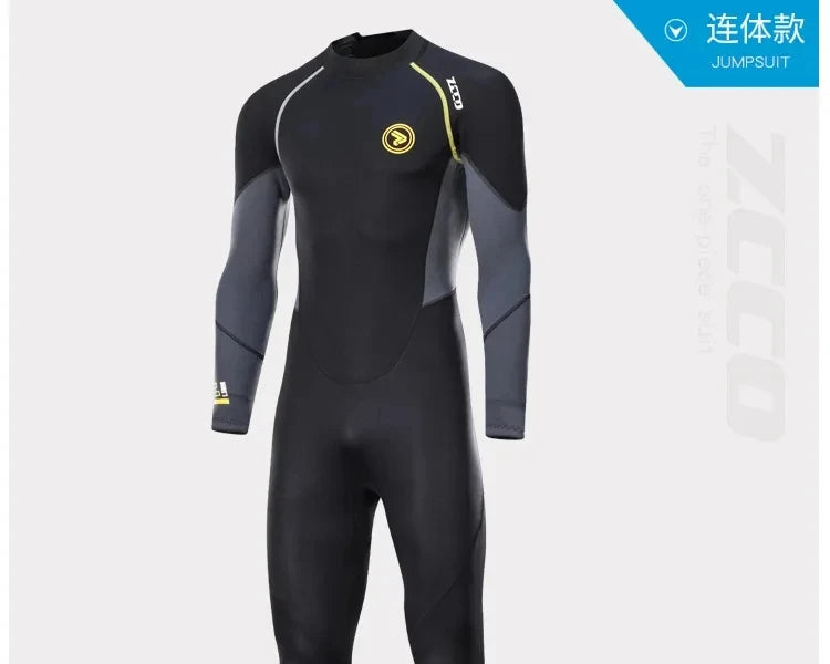 1.5mm Long Wetsuit Men Neoprene Material Warm Diving Suit Outdoor Swimming Kayaking Surfing Wetsuit