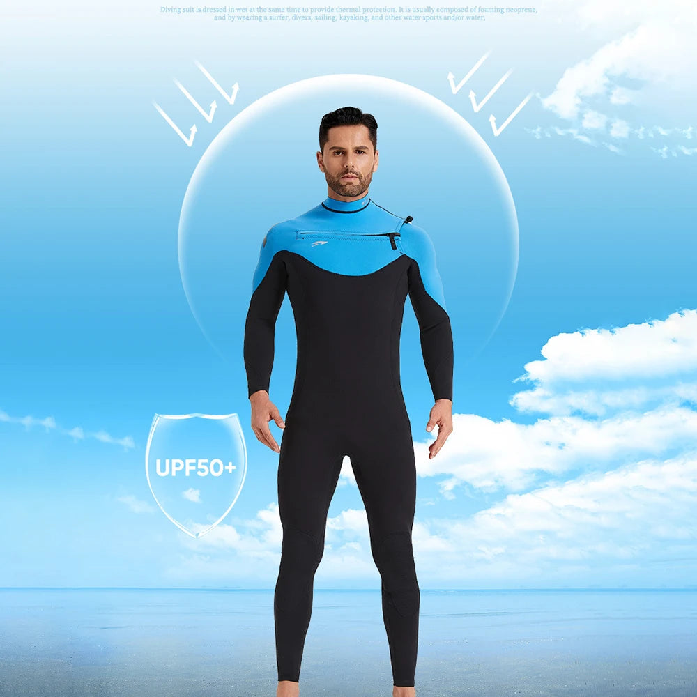 Womens- 3mm Premium Neoprene Wetsuit- Grey