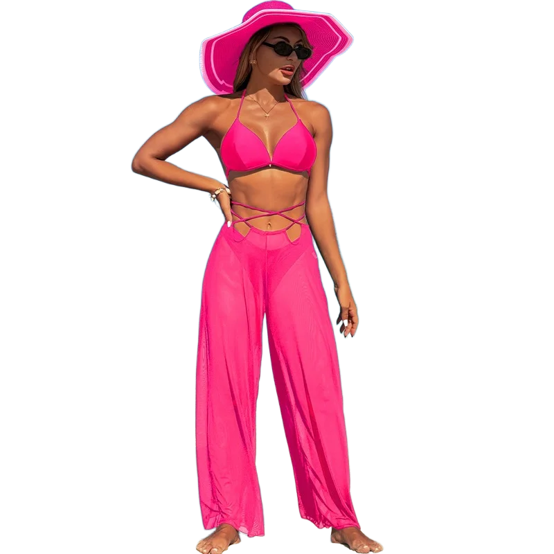 Designer Pink Bikini Set