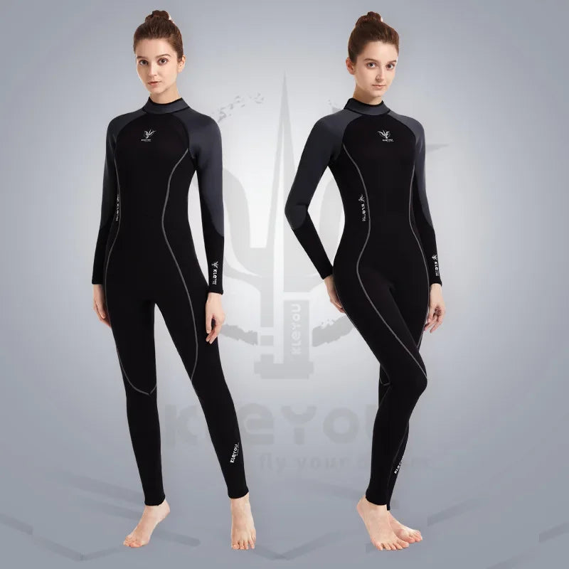 Women 3MM Neoprene Wetsuit