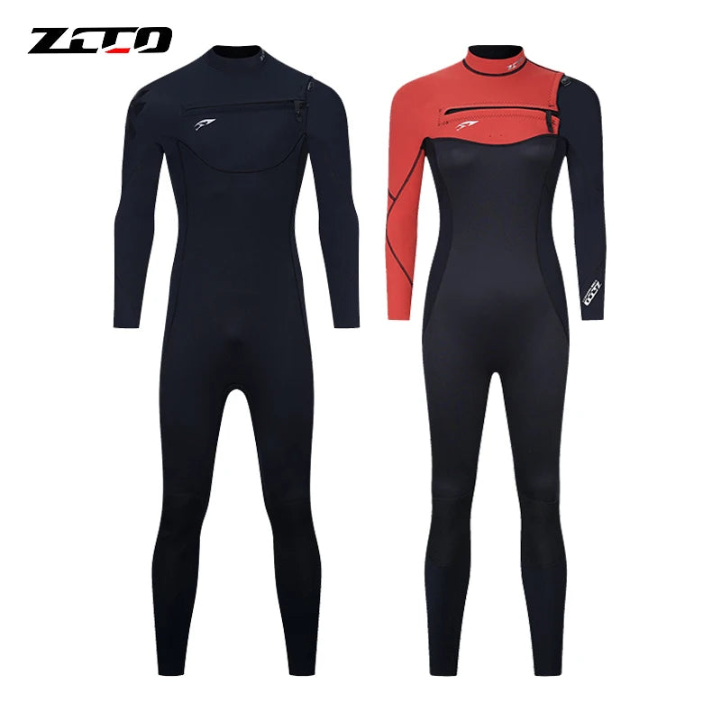Womens- 3mm Premium Neoprene Wetsuit- Grey