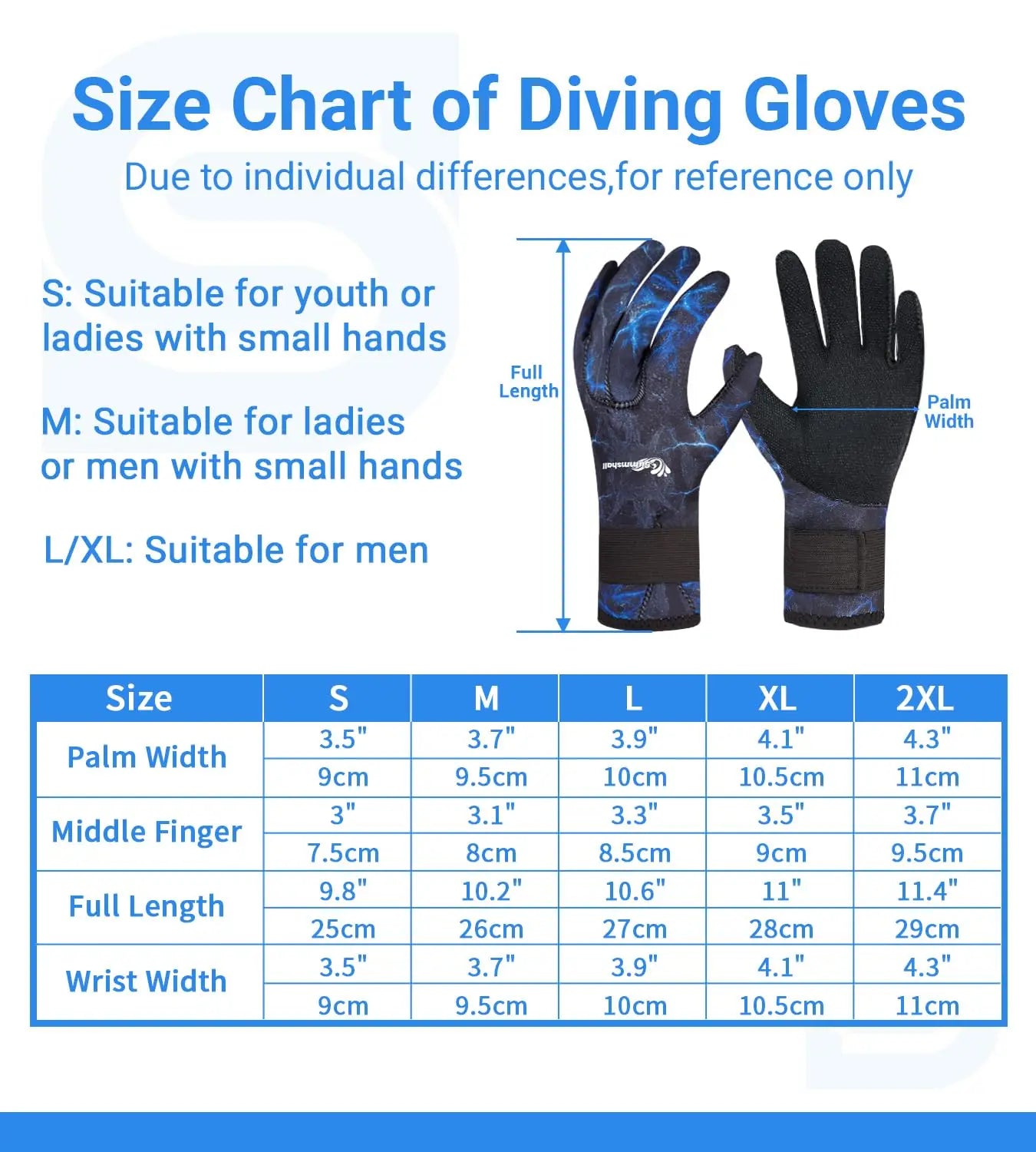 Neoprene Gloves 3mm Wetsuit Gloves