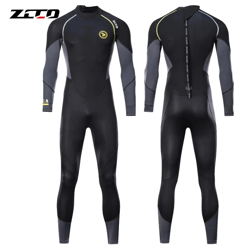 1.5mm Long Wetsuit Men Neoprene Material Warm Diving Suit Outdoor Swimming Kayaking Surfing Wetsuit
