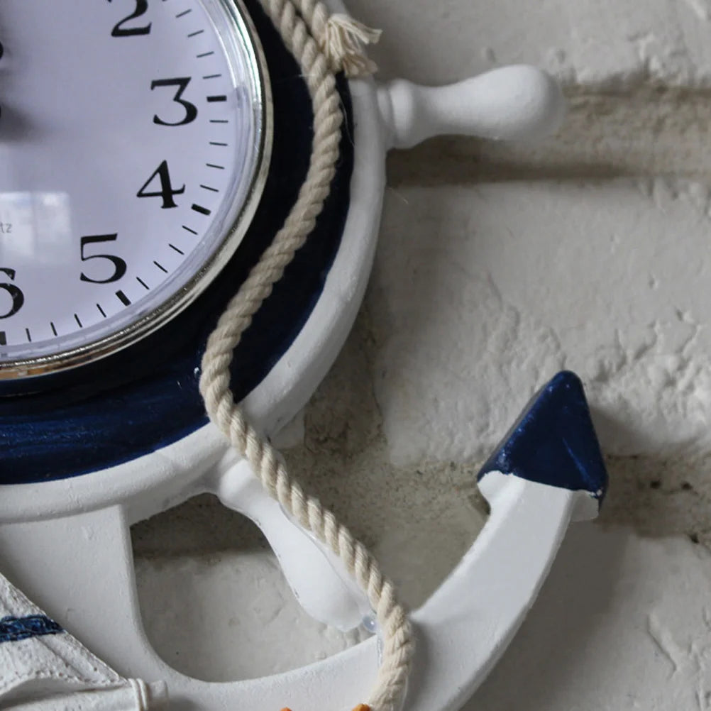 Nautical Anchor Wall Clock - Stylish and Functional