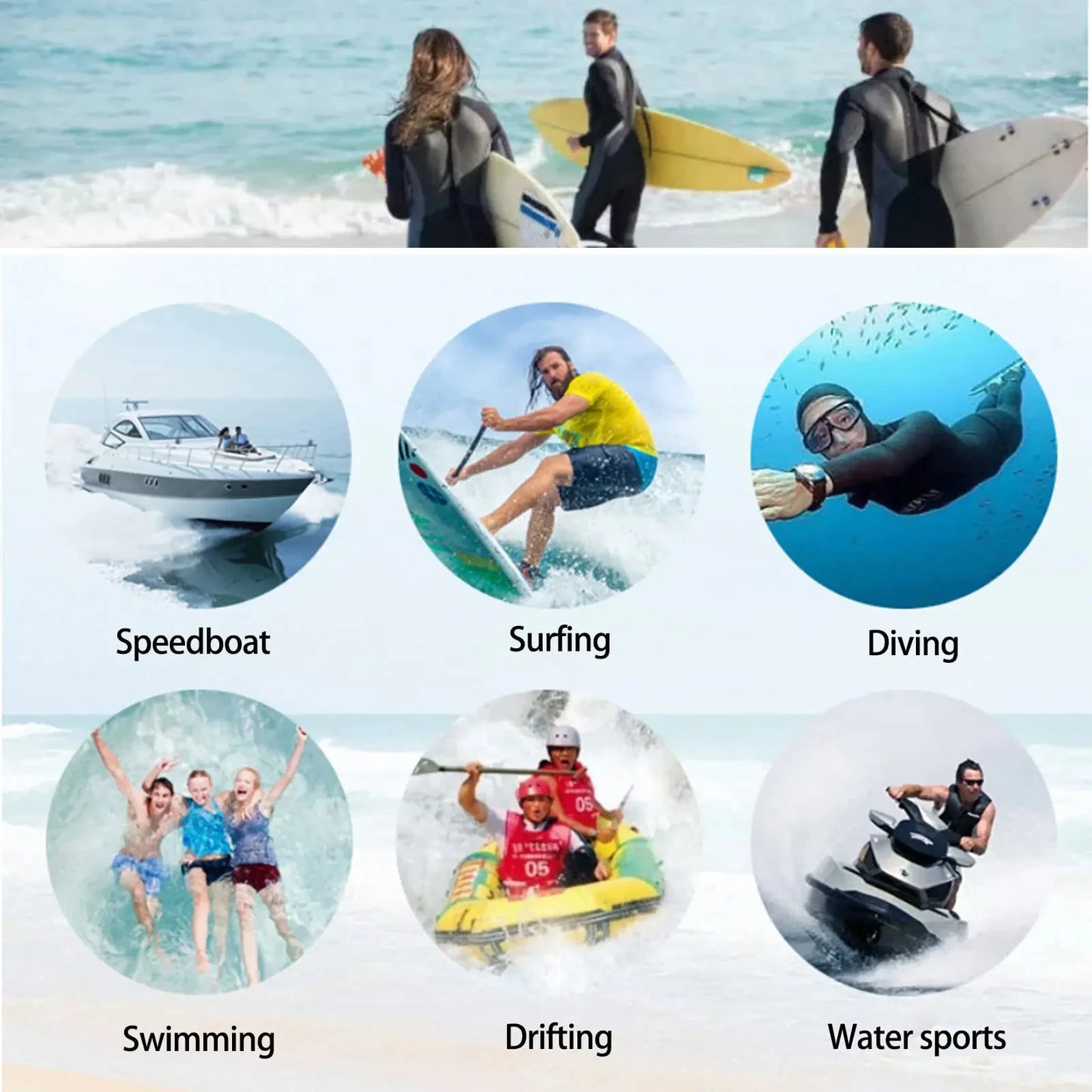 1.5mm Long Wetsuit Men Neoprene Material Warm Diving Suit Outdoor Swimming Kayaking Surfing Wetsuit
