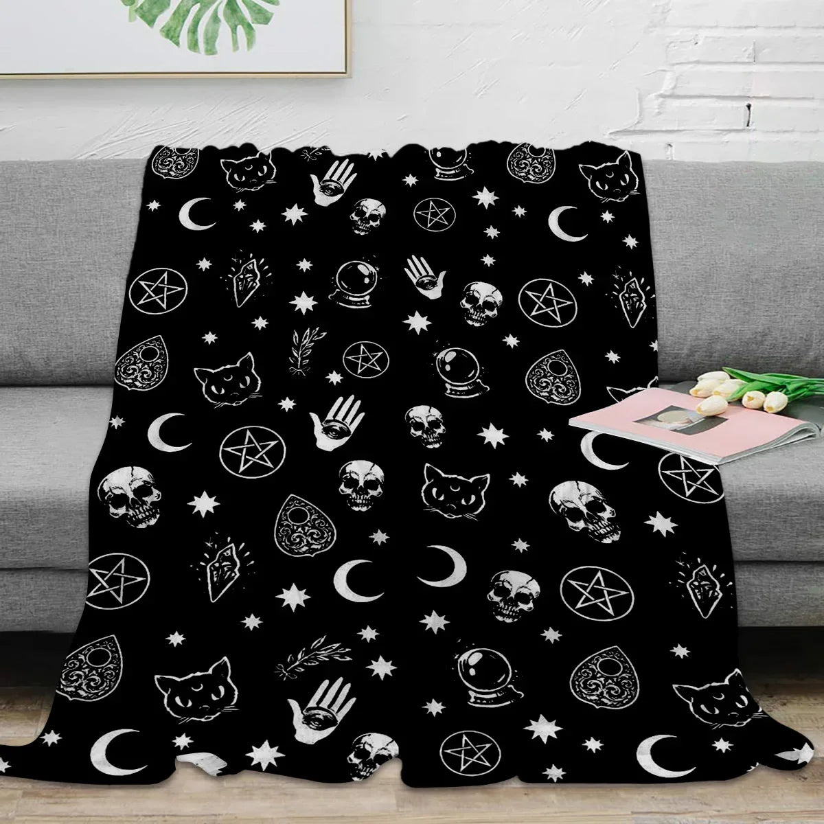 Nautical Anchor Flannel Blanket - Soft, Portable, Stylish