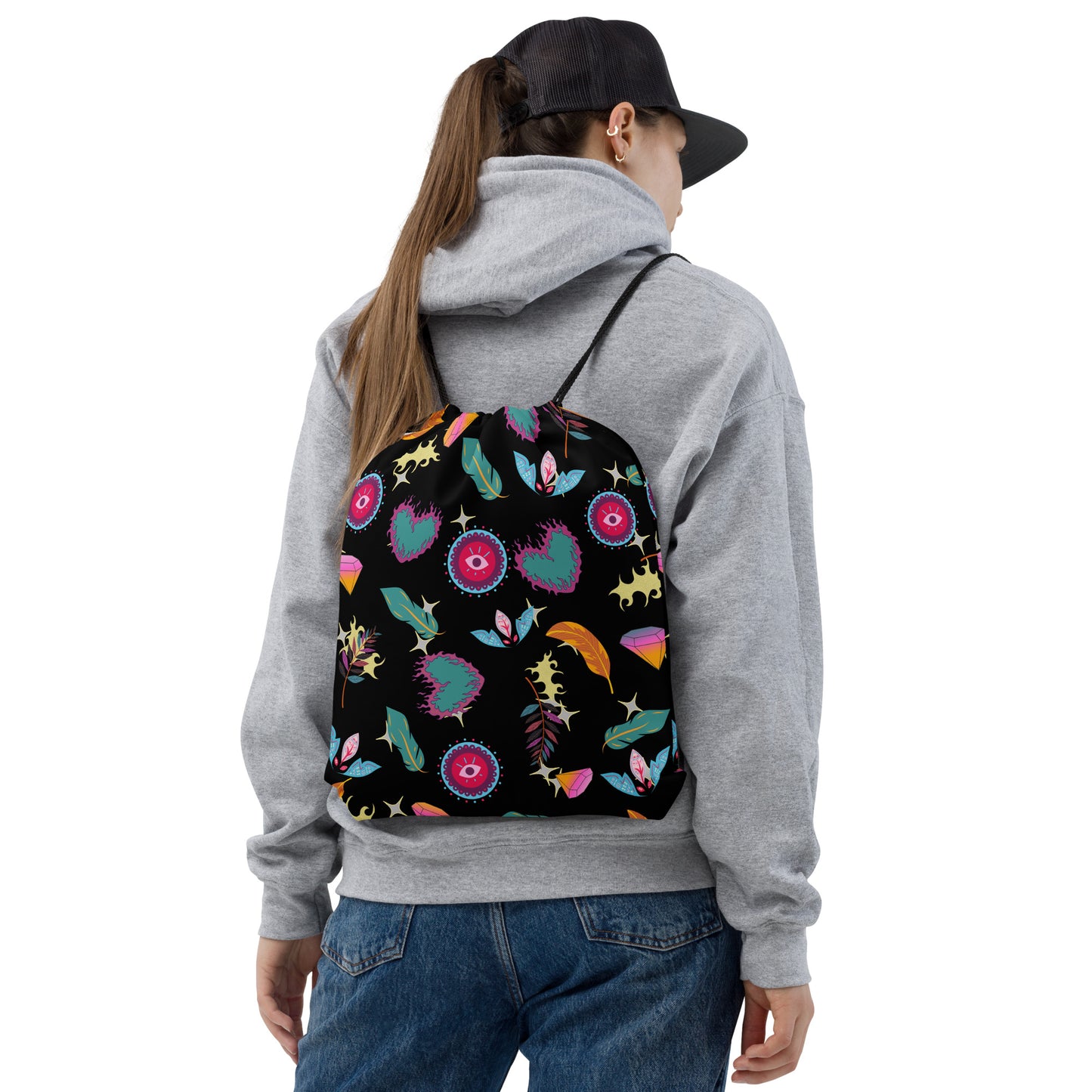 Funky Heartbleed Drawstring bag - The Snarky Pirate