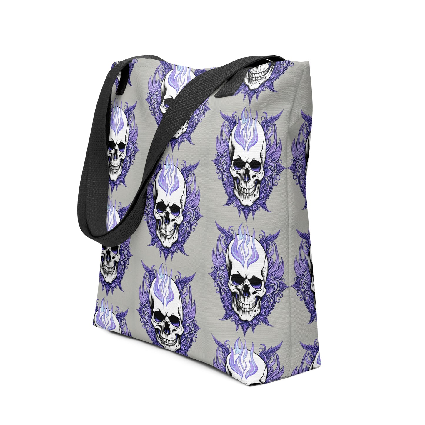 Purple Skull Tote bag - The Snarky Pirate