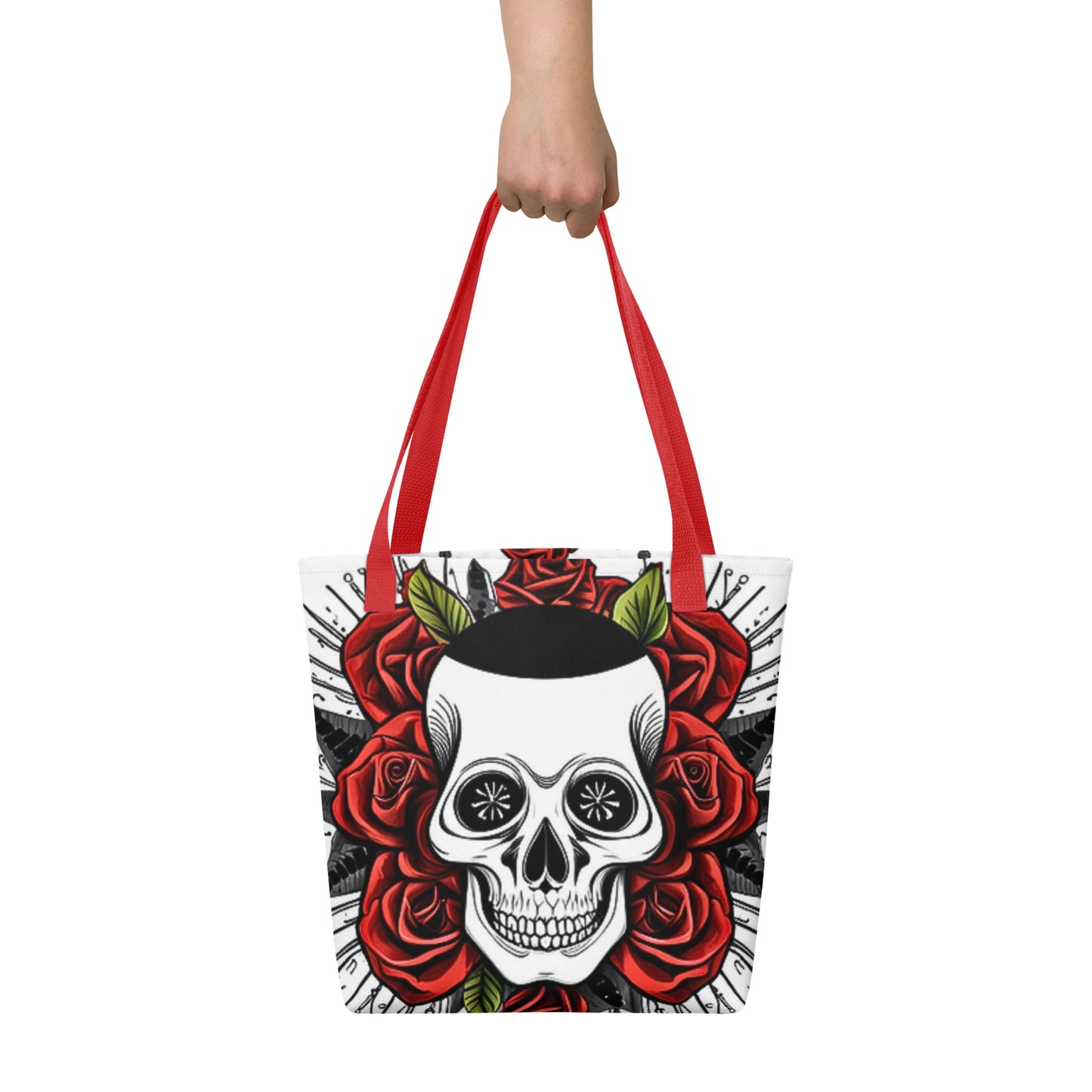 Skulls and Rose's Tote bag - The Snarky Pirate