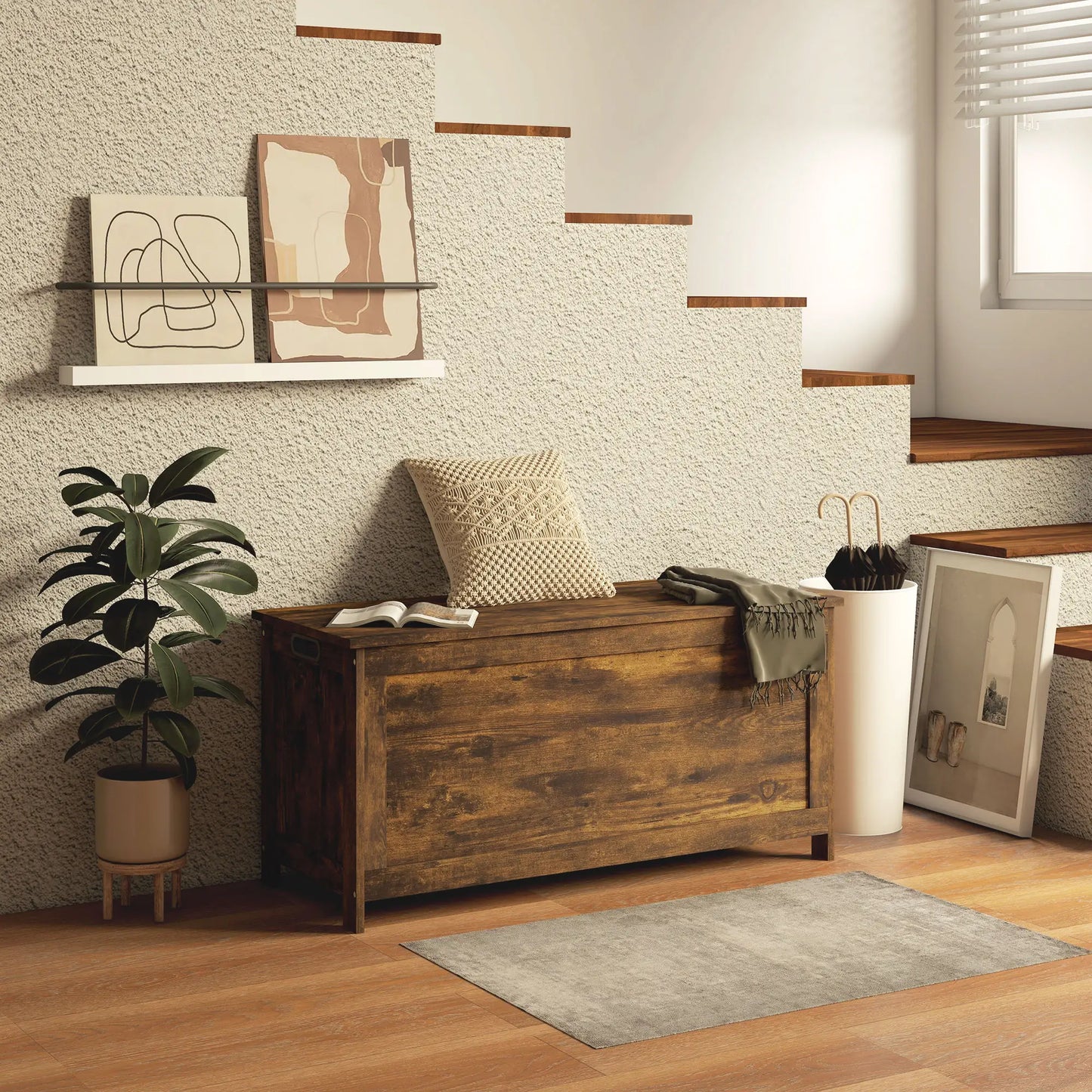 Treasure Chest Storage Bench: Stow Yer Booty in Style, Eh?