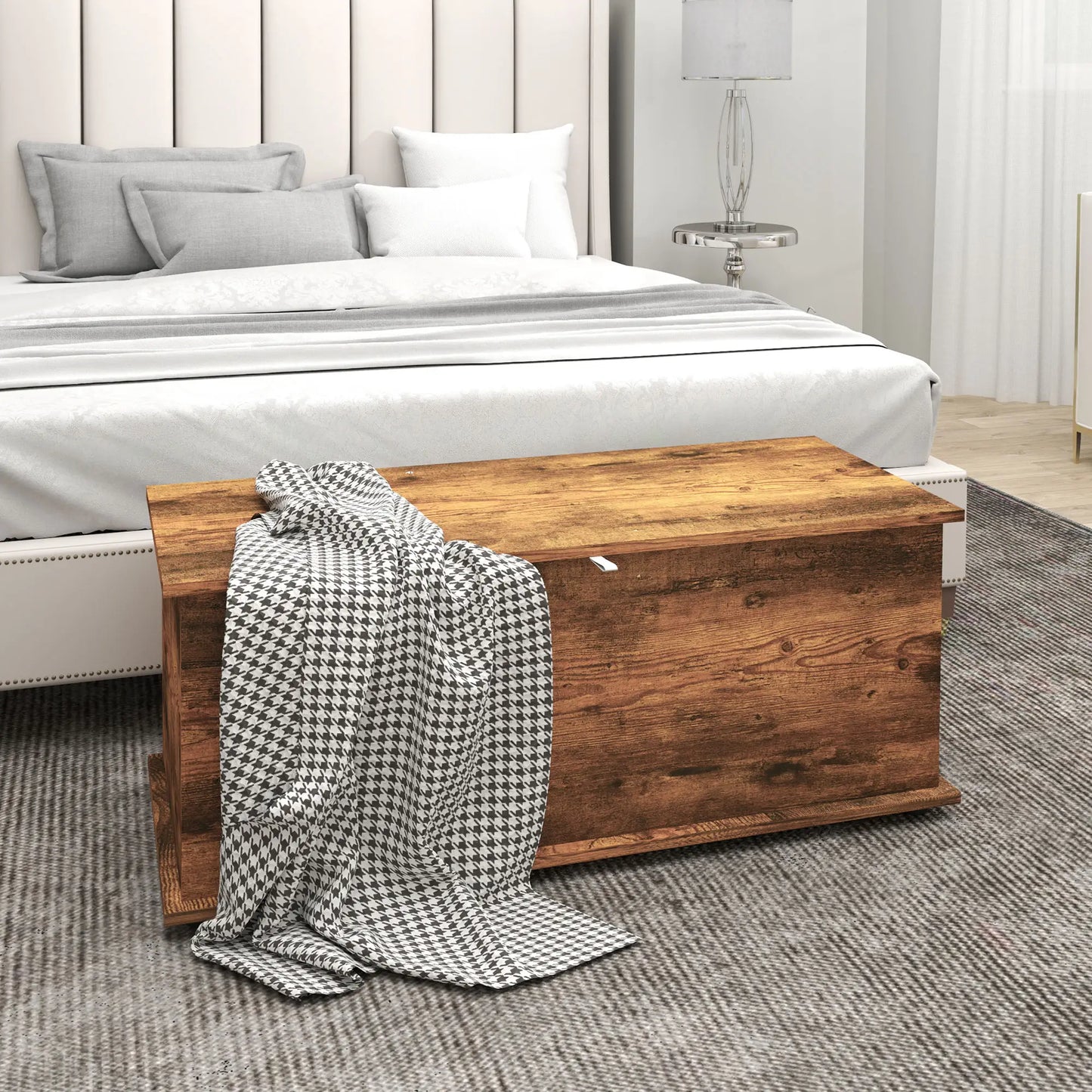 Rustic Storage Chest & Entryway Bench