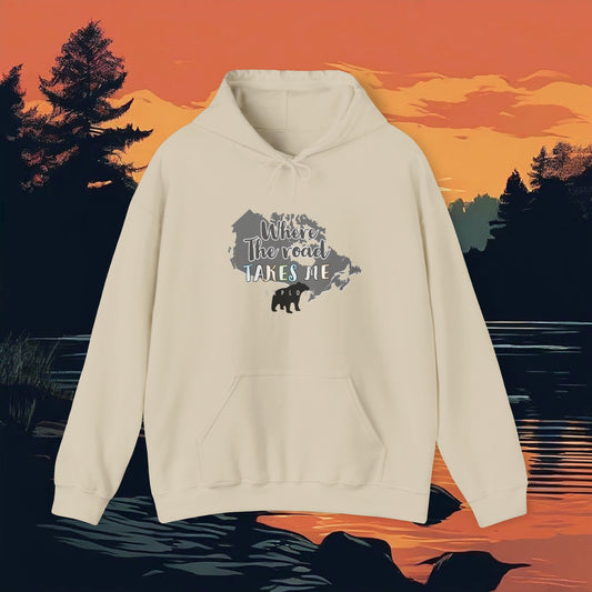 Where the road takes me canada Hoodie - The Snarky Pirate