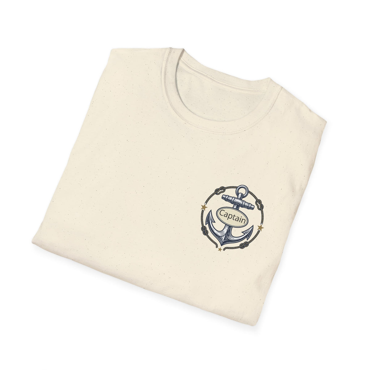 Sailing Captain Tee — Nautical Anchor Emblem T-Shirt