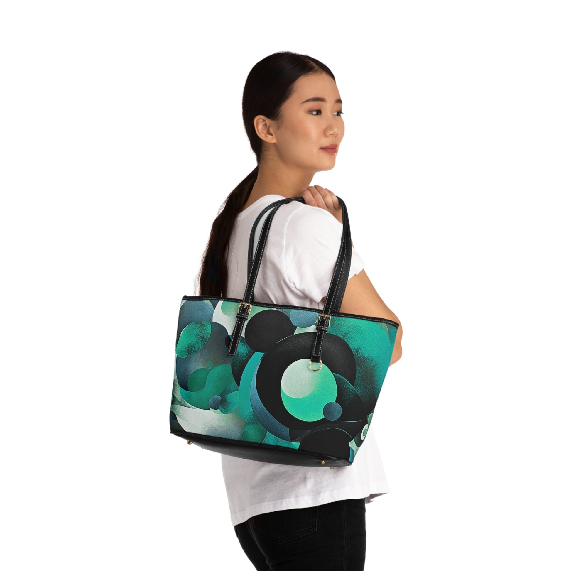 Feel the Teals Leather Shoulder Bag - The Snarky Pirate