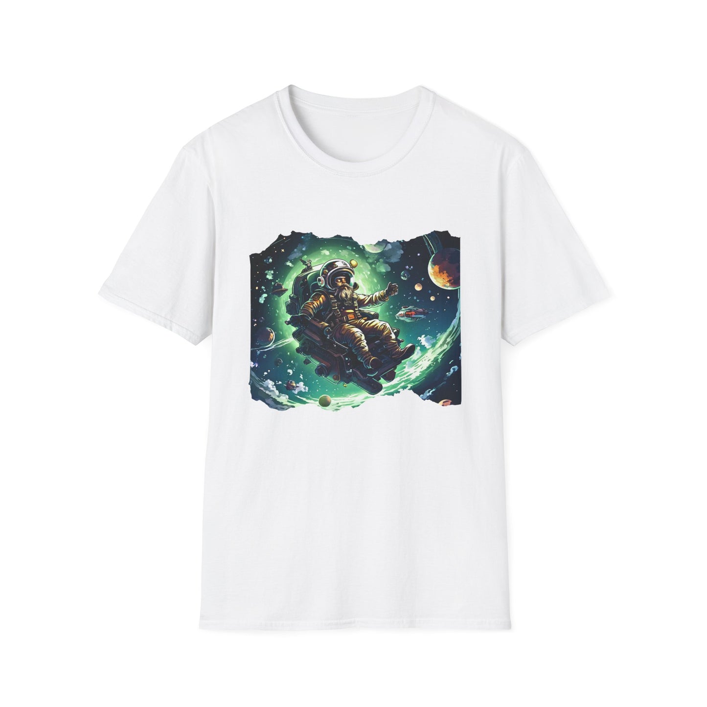Cranky Pirate in Space Unisex T-Shirt - The Snarky Pirate