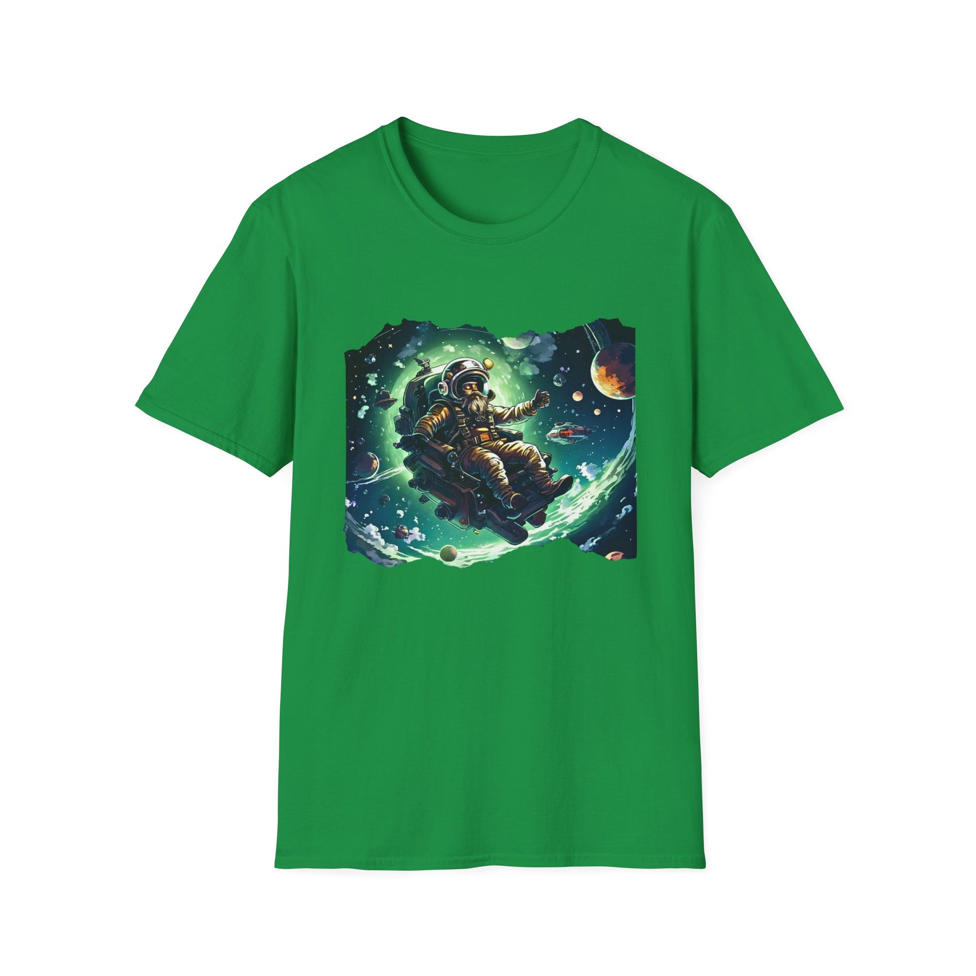 Cranky Pirate in Space Unisex T-Shirt - The Snarky Pirate