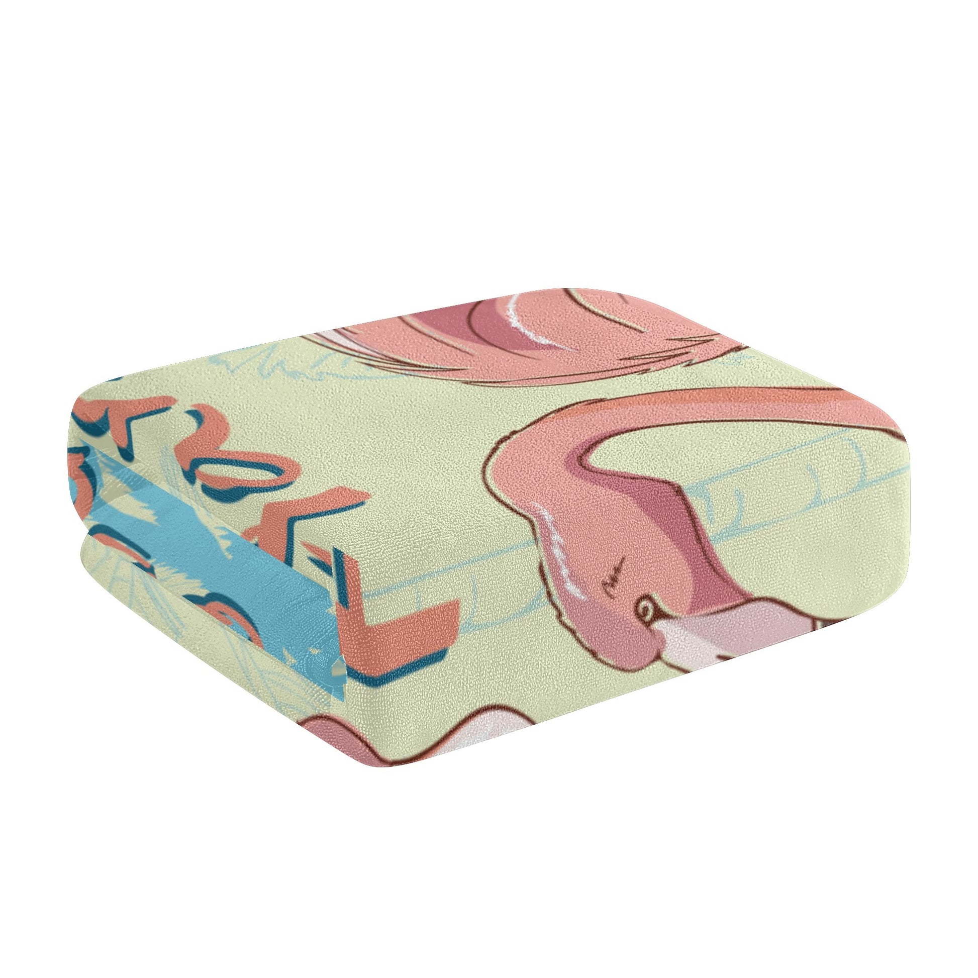 Flamingo Bath Towel.