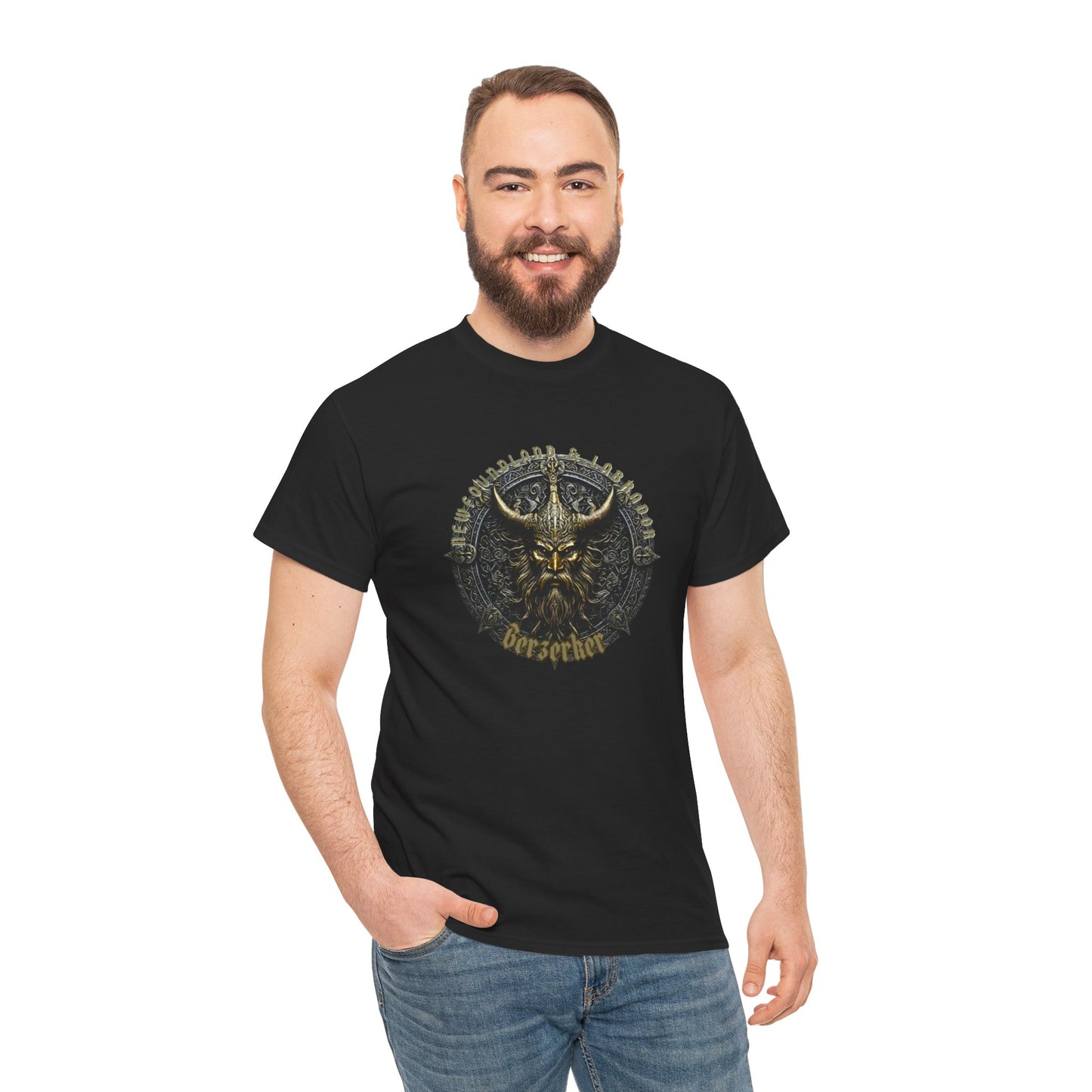 Newfoundland and Labrador Berzerker Cotton Tee - The Snarky Pirate