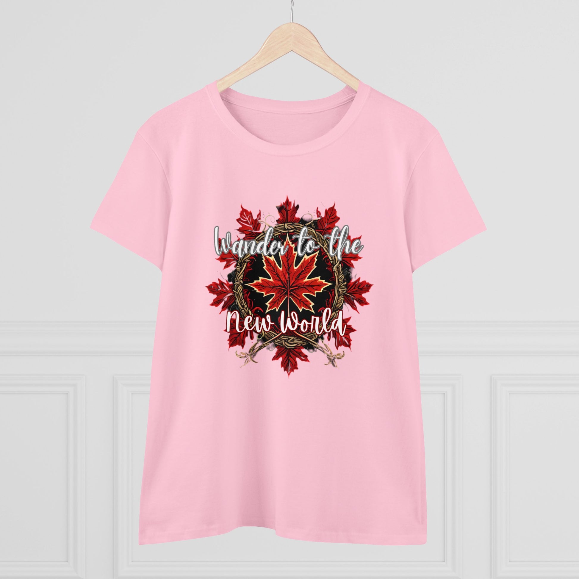 Women's wander to the new world Cotton Tee - The Snarky Pirate