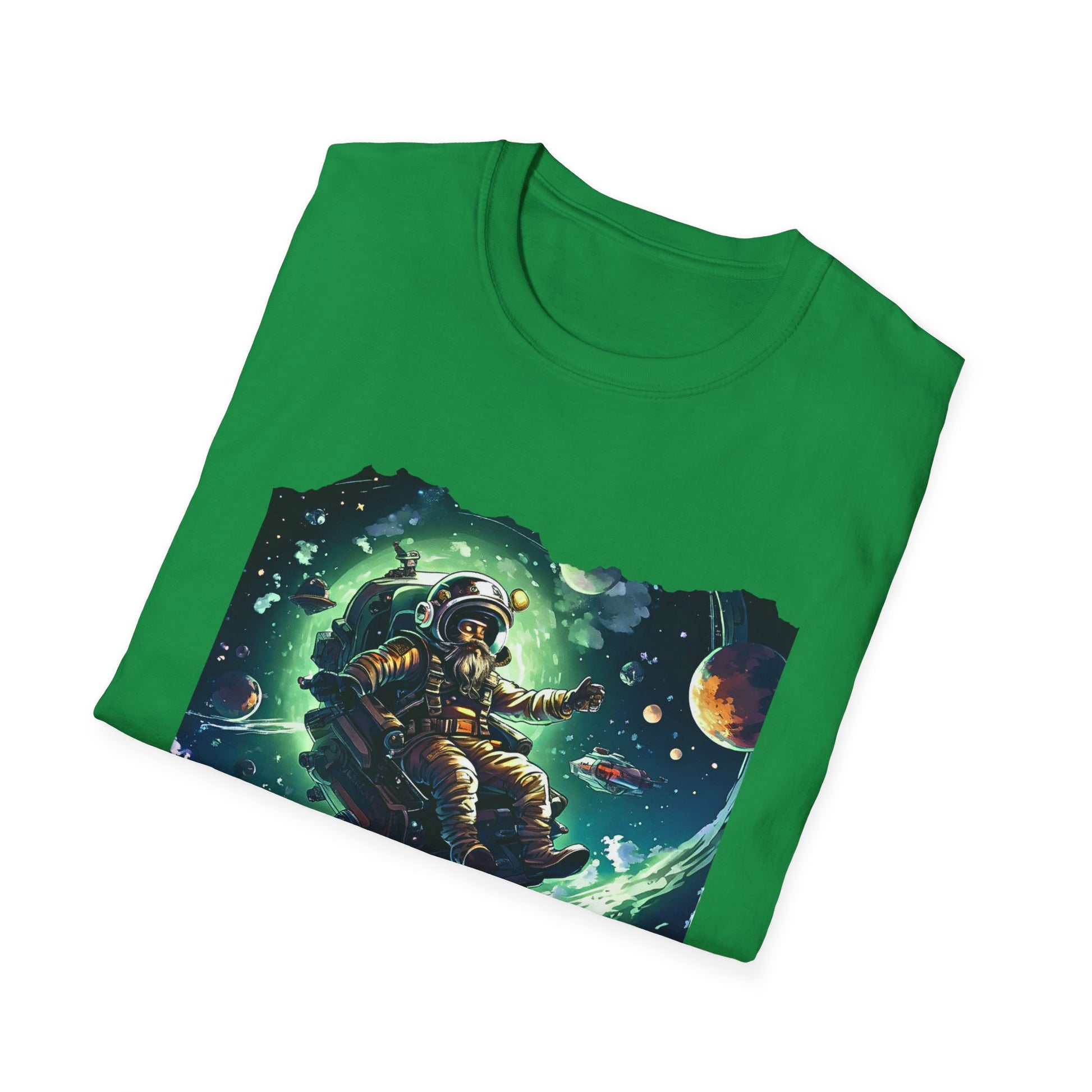 Cranky Pirate in Space Unisex T-Shirt - The Snarky Pirate