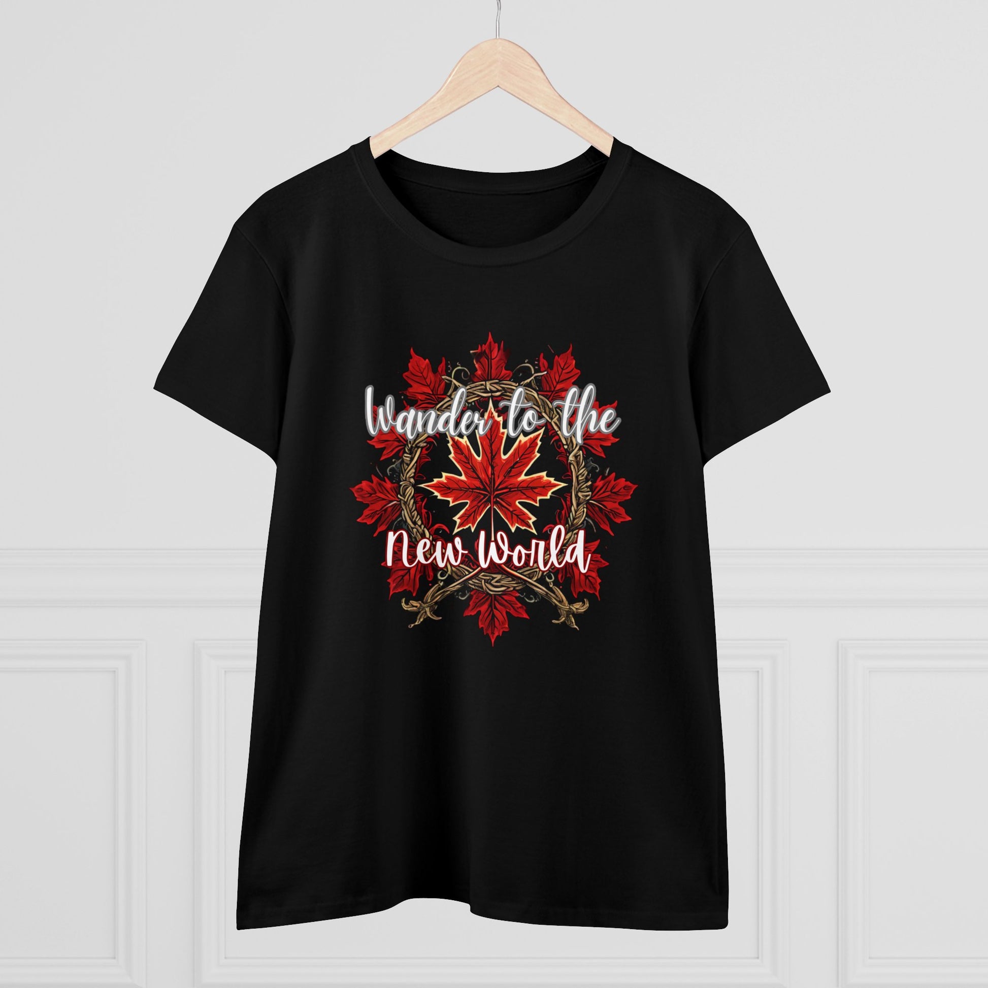 Women's wander to the new world Cotton Tee - The Snarky Pirate