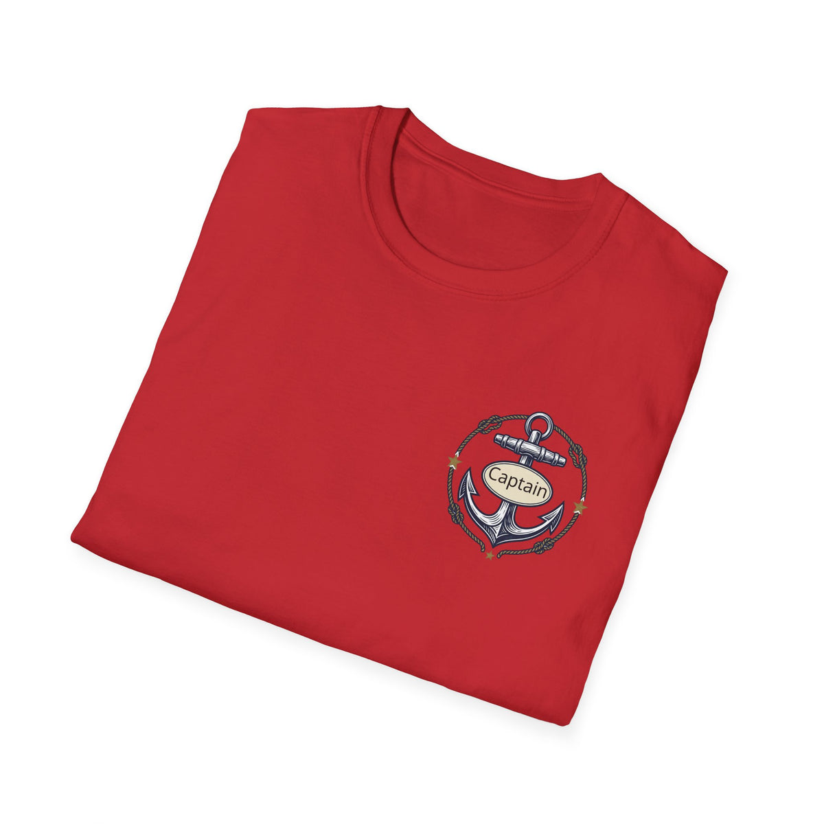 Sailing Captain Tee — Nautical Anchor Emblem T-Shirt
